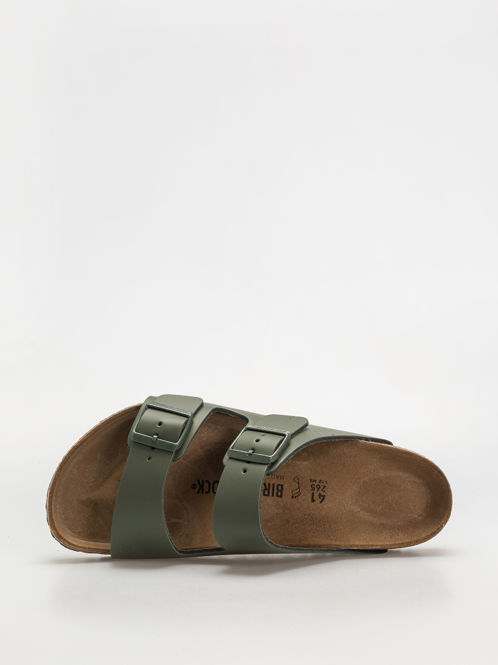 Plážovky Birkenstock Arizona Natural Leather Regular (thyme)