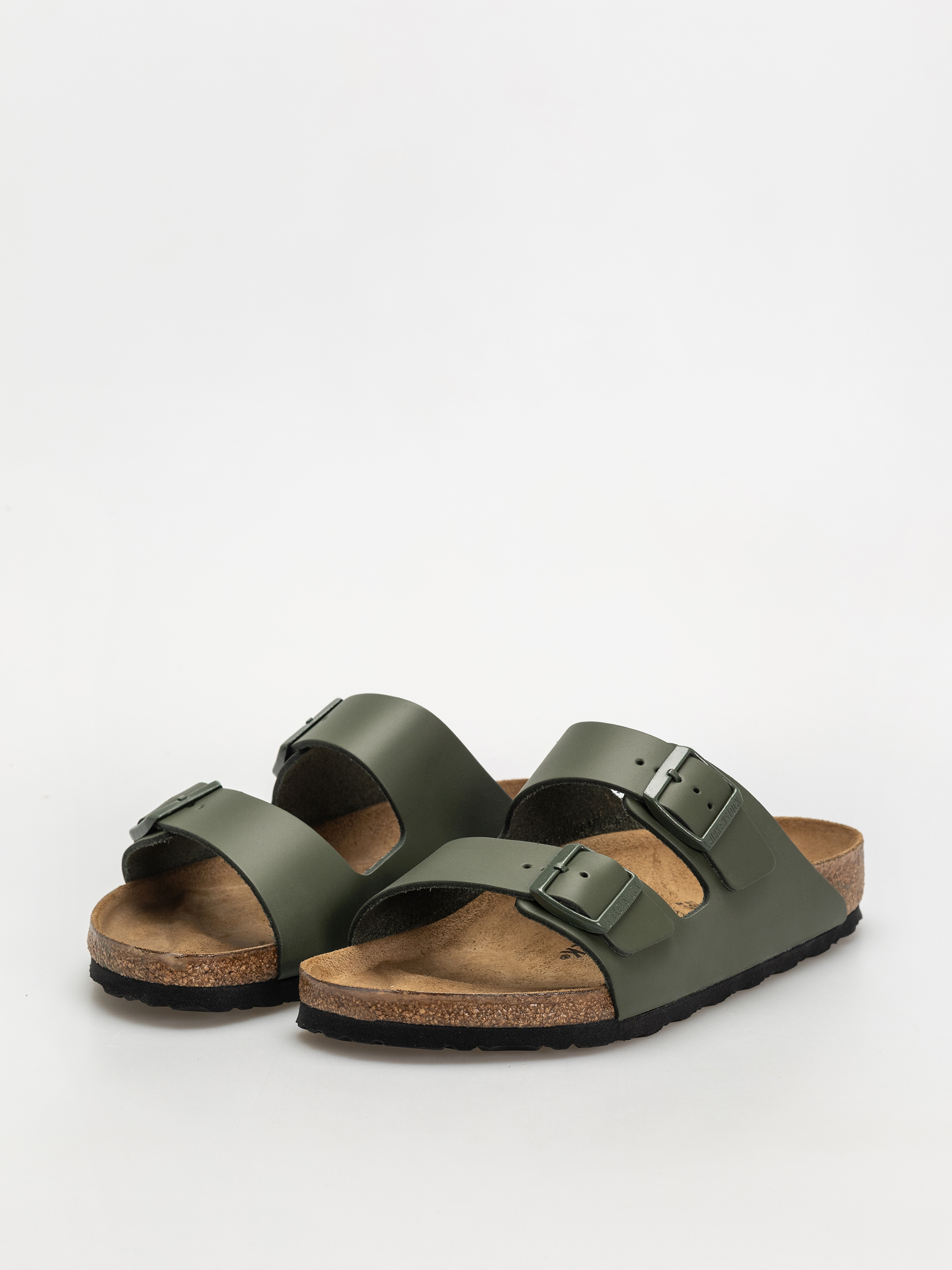 Plážovky Birkenstock Arizona Natural Leather Regular (thyme)