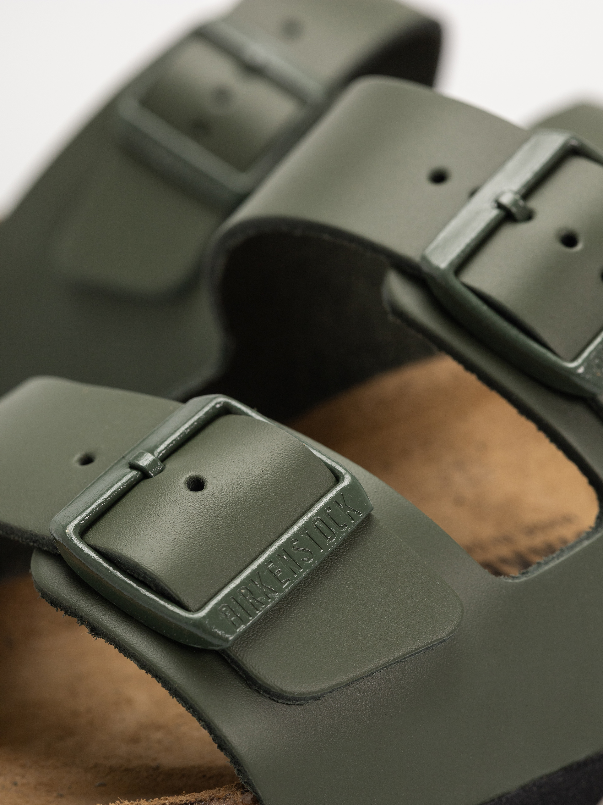 Plážovky Birkenstock Arizona Natural Leather Regular (thyme)