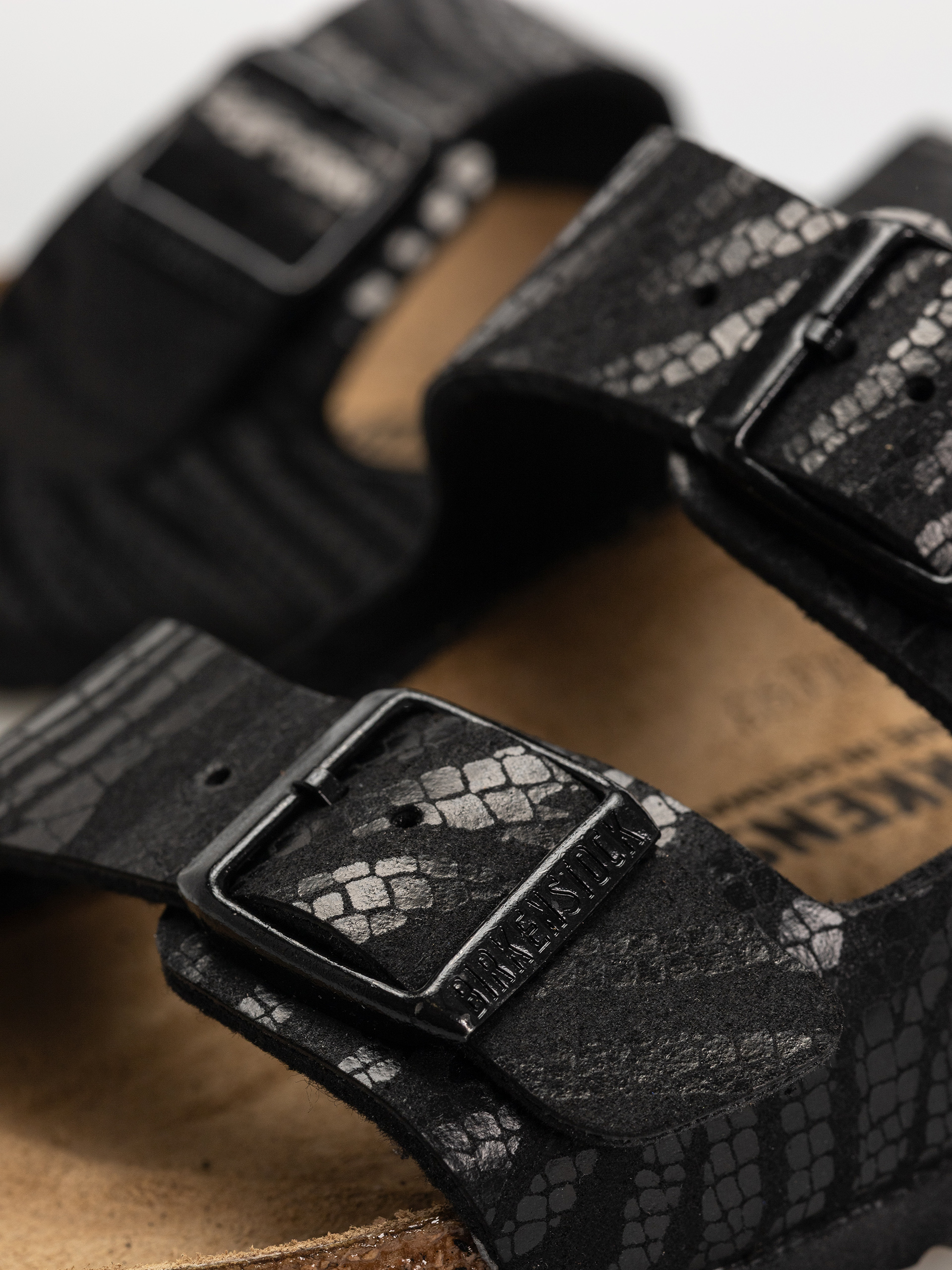 Plážovky Birkenstock Arizona Animal Print Narrow Wmn (zebra black)