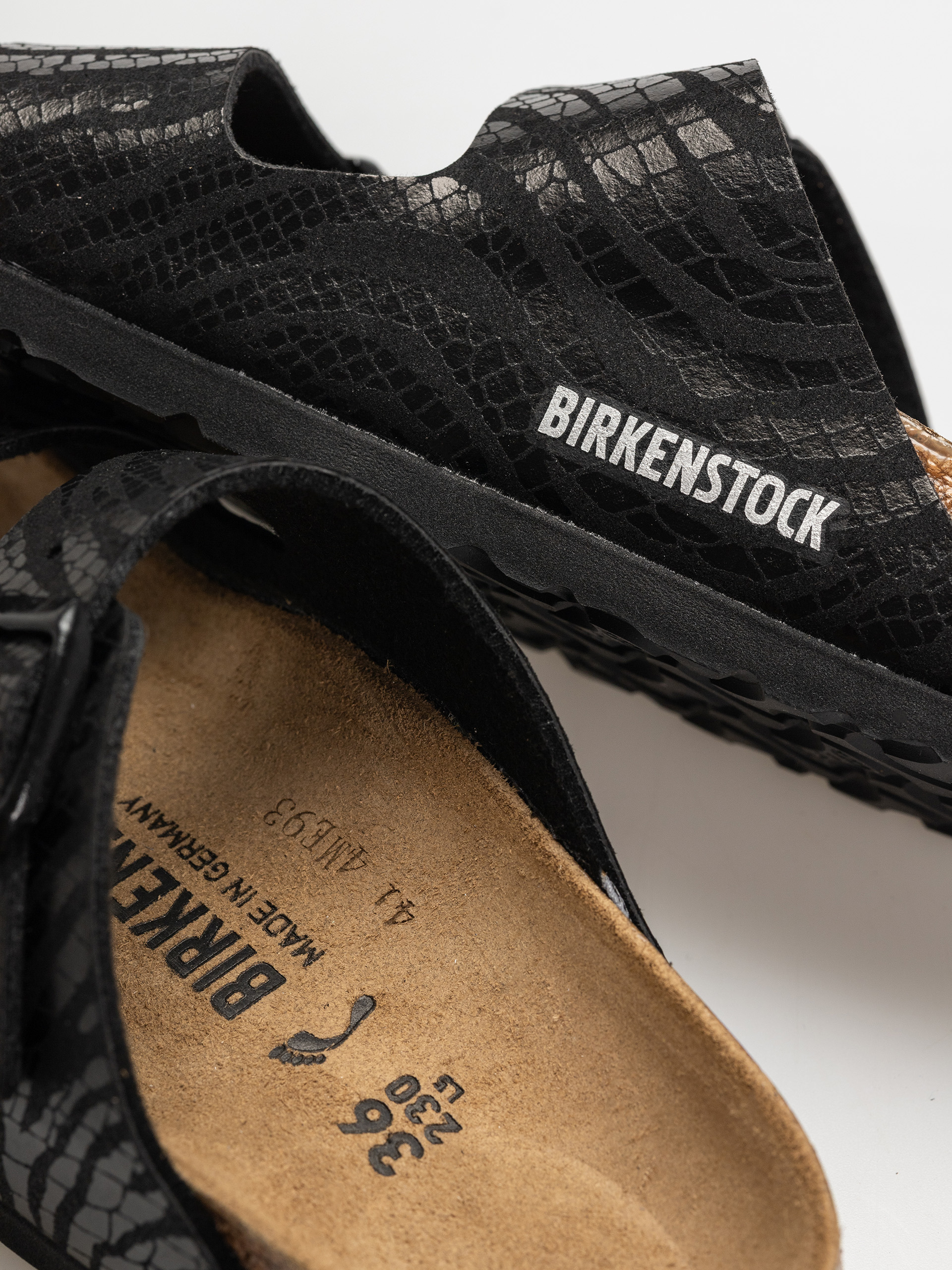 Plážovky Birkenstock Arizona Animal Print Narrow Wmn (zebra black)