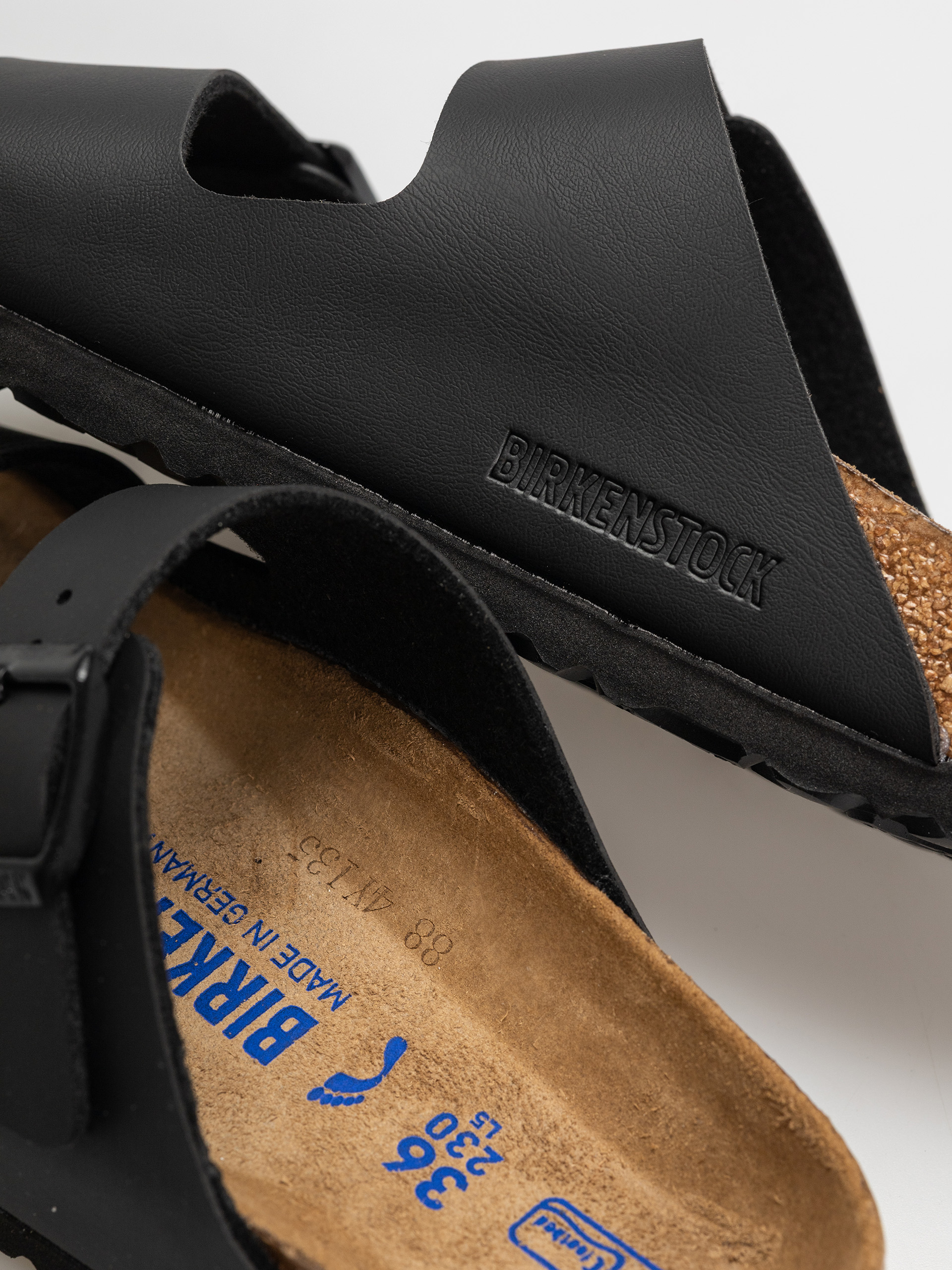 Plážovky Birkenstock Arizona Sfb Briko Flor Narrow Wmn (black)