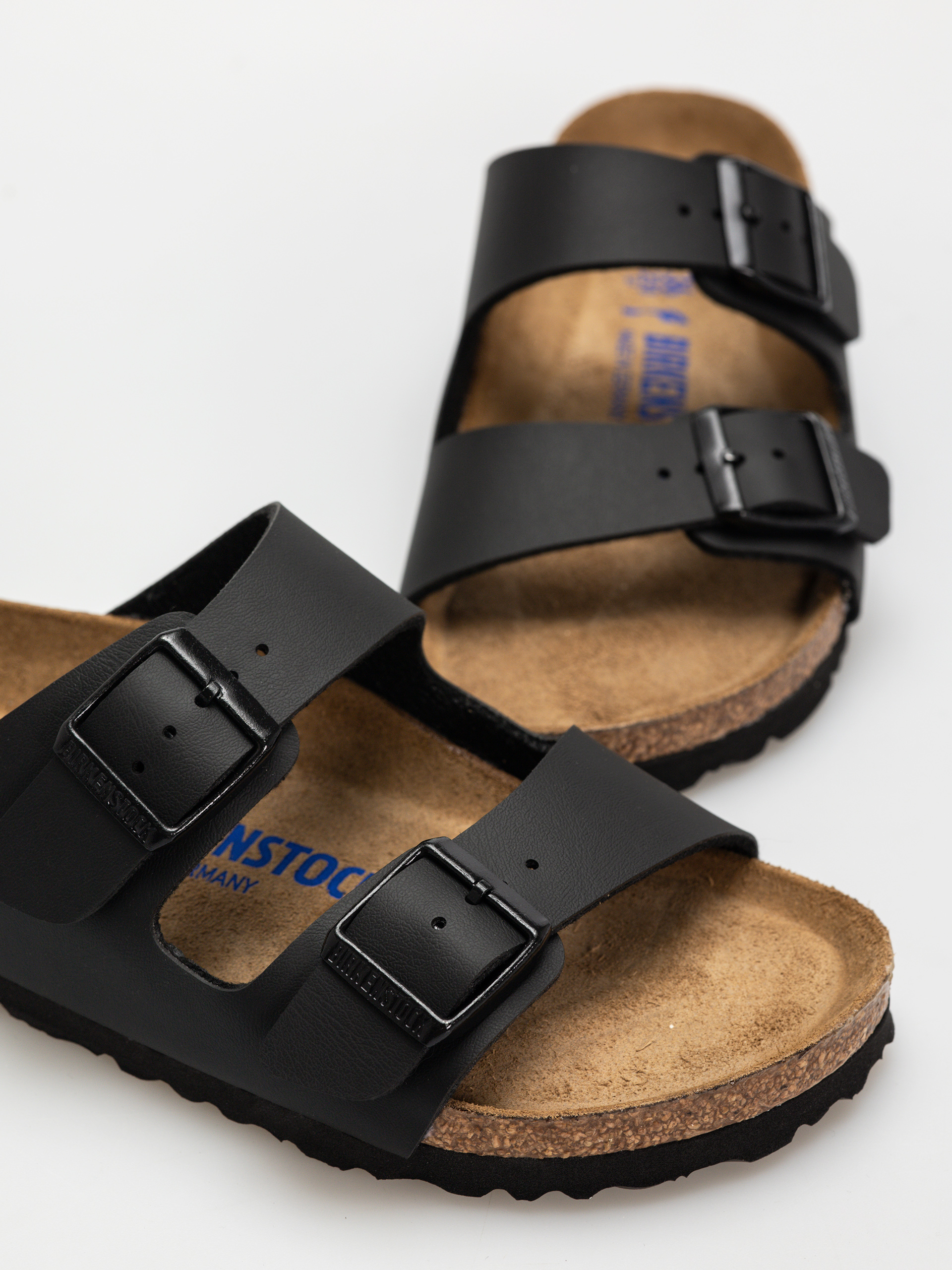 Plážovky Birkenstock Arizona Sfb Briko Flor Narrow Wmn (black)
