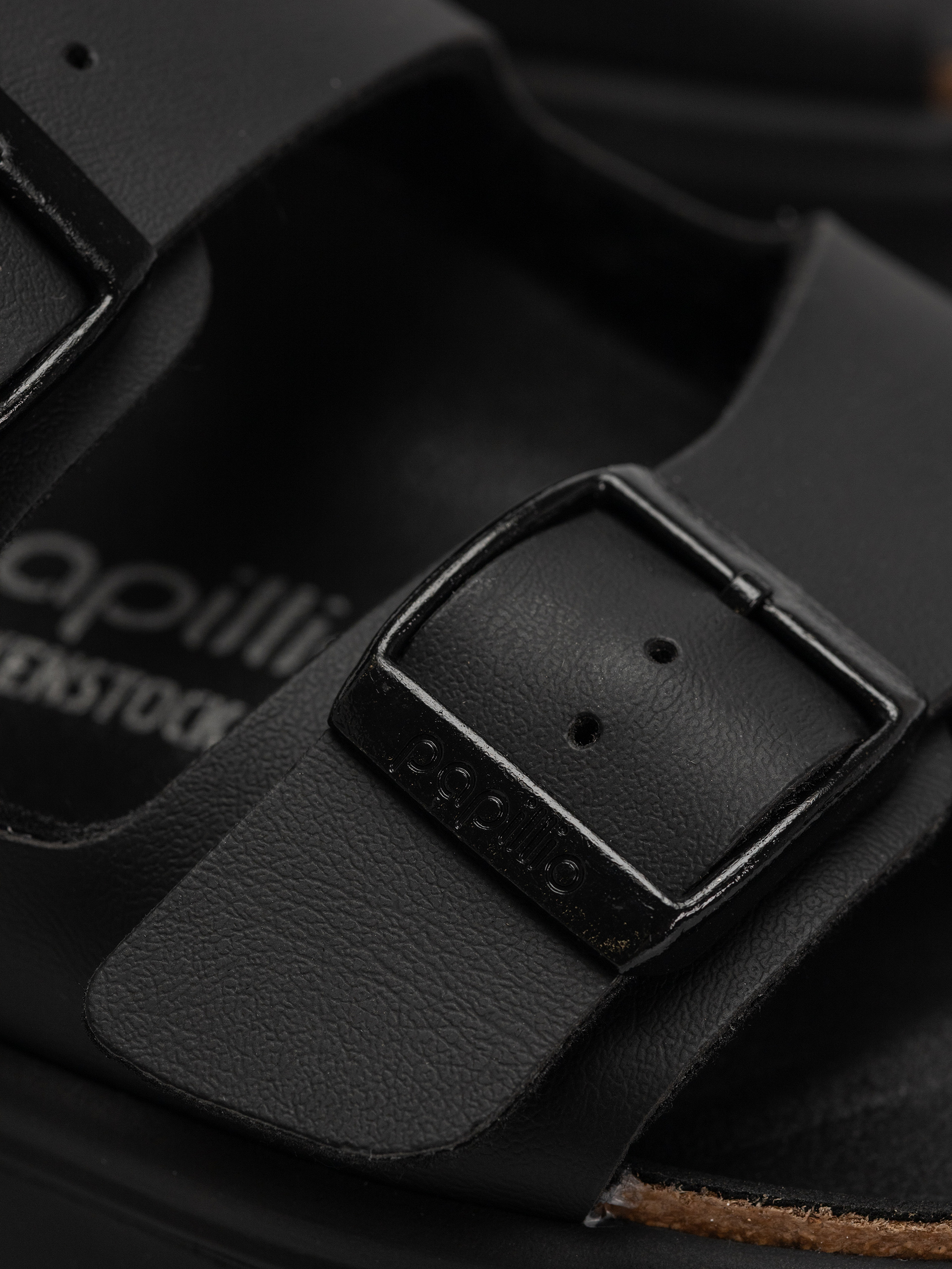 Plážovky Birkenstock Arizona Chunky Briko Flor Narrow Wmn (black/black)