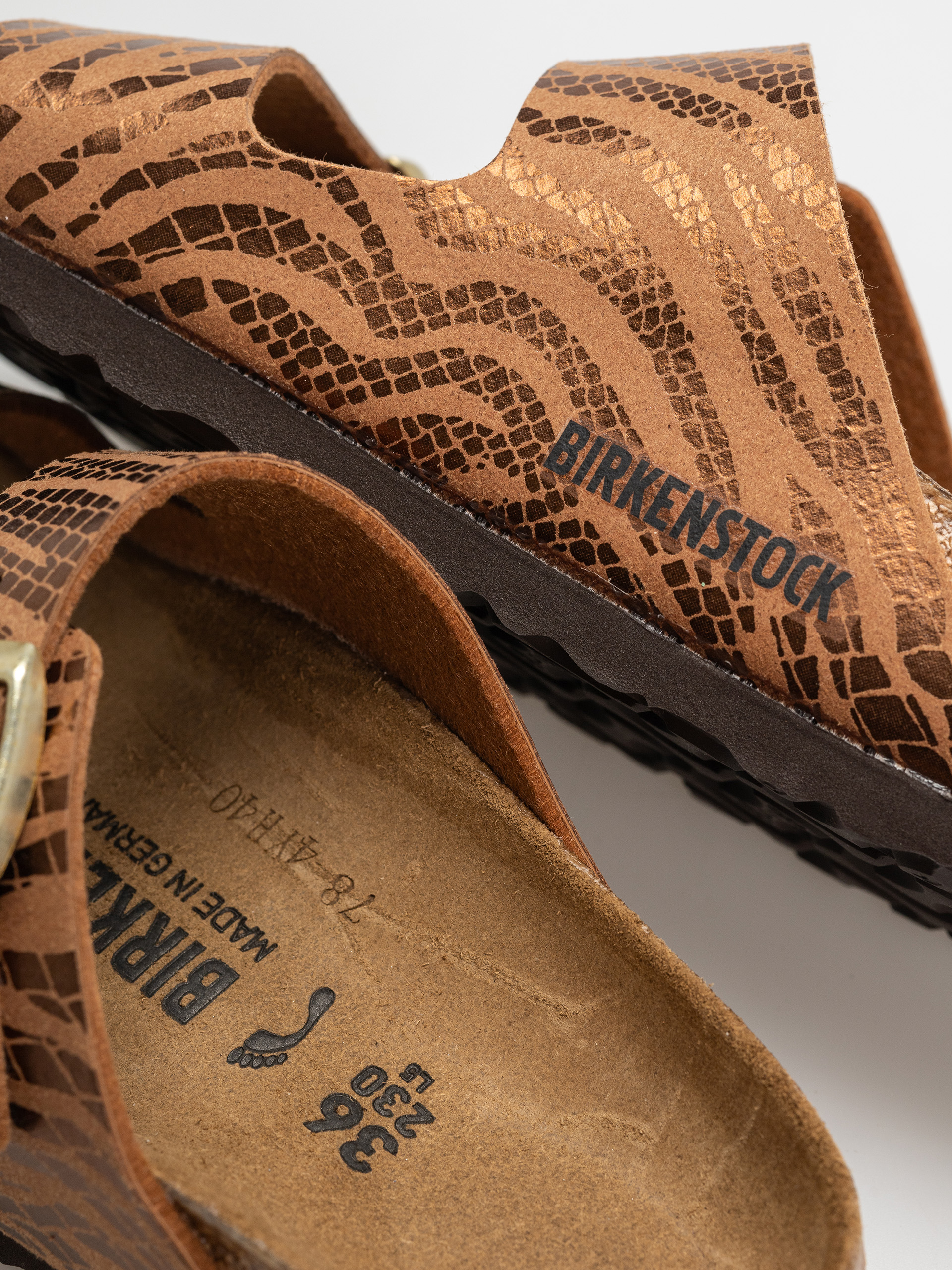 Plážovky Birkenstock Arizona Animal Print Narrow Wmn (zebra pecan)