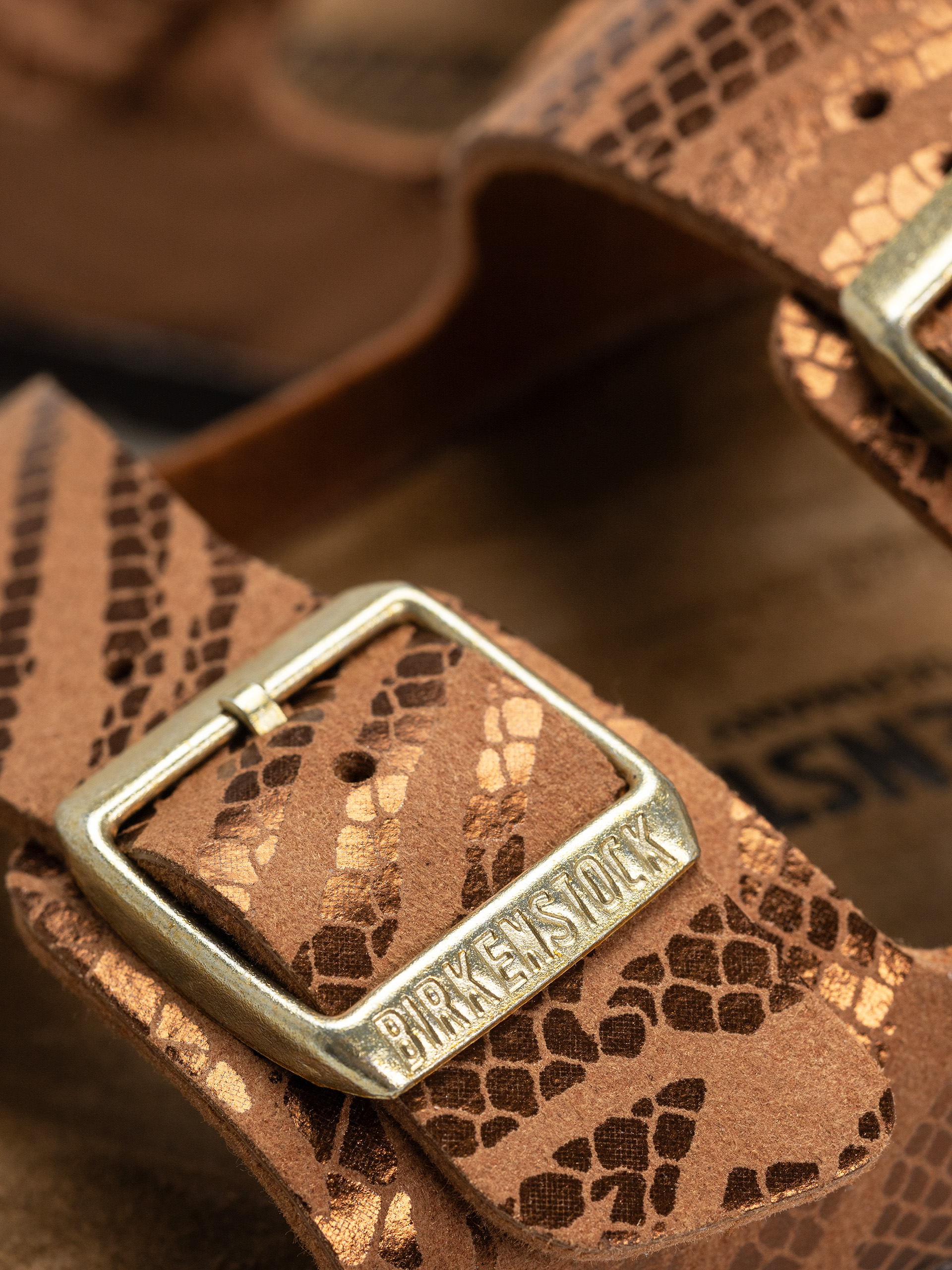 Plážovky Birkenstock Arizona Animal Print Narrow Wmn (zebra pecan)