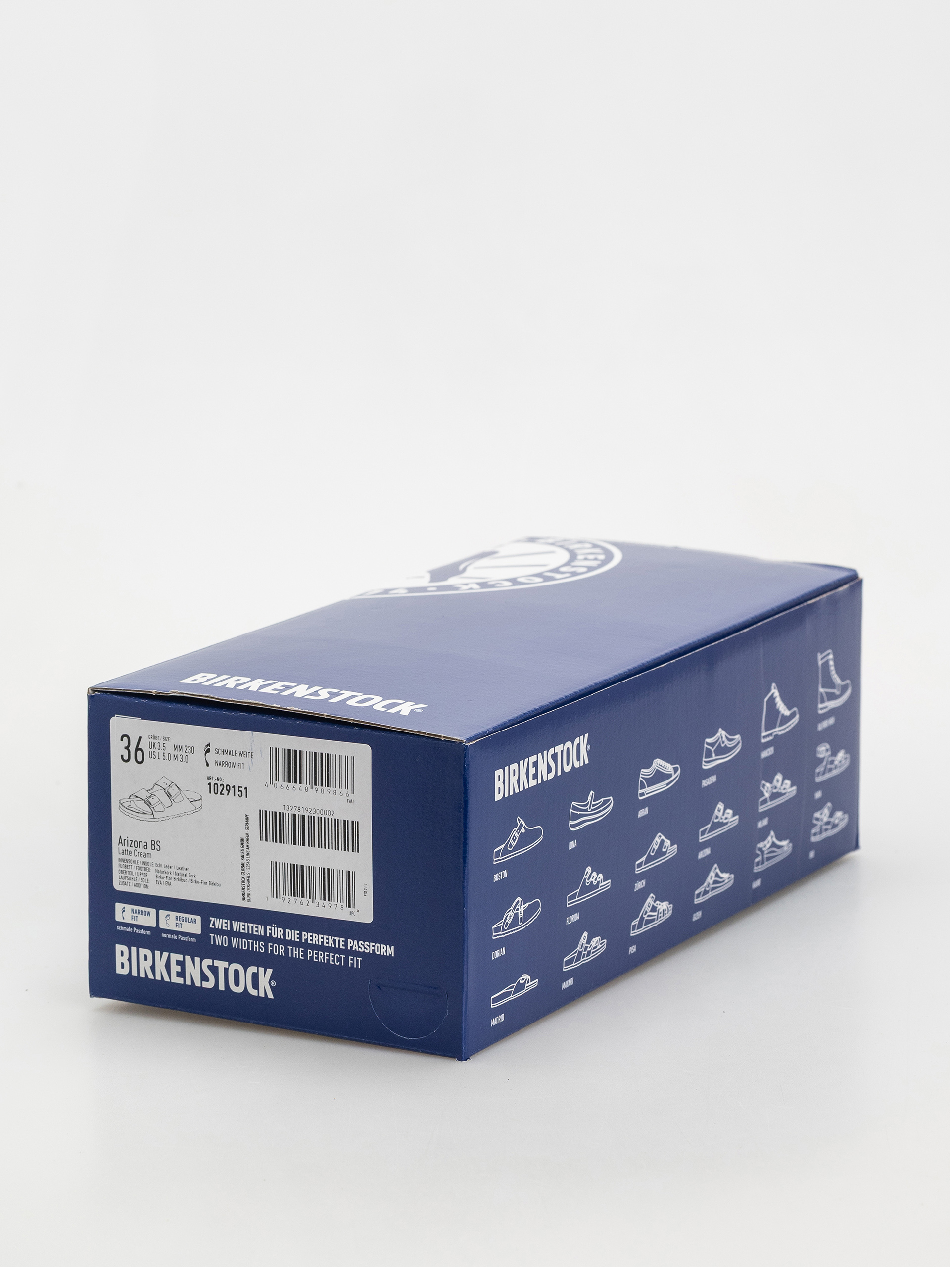 Plážovky Birkenstock Arizona Birkibuc Narrow Wmn (latte cream)