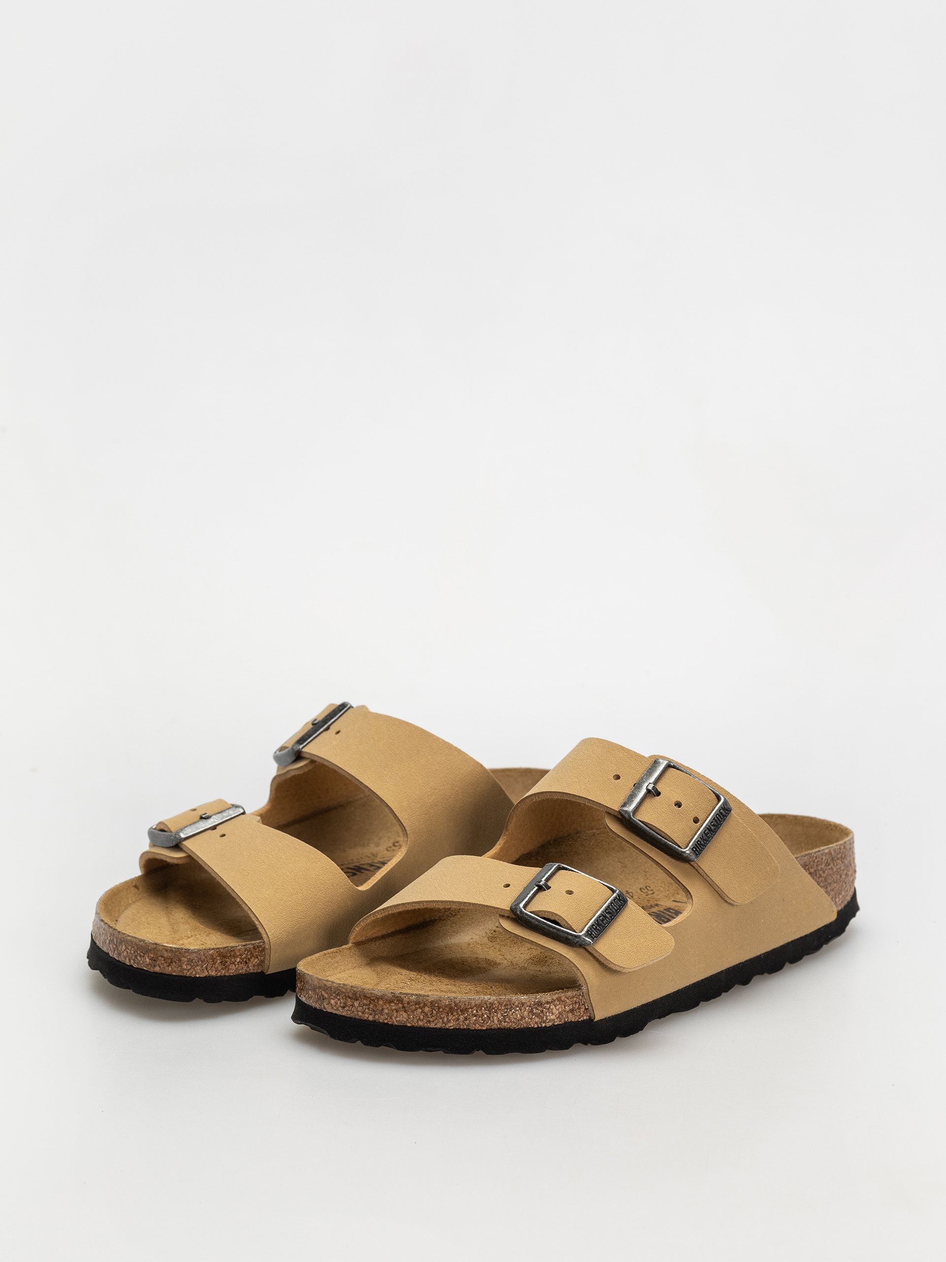 Plážovky Birkenstock Arizona Birkibuc Narrow Wmn (latte cream)
