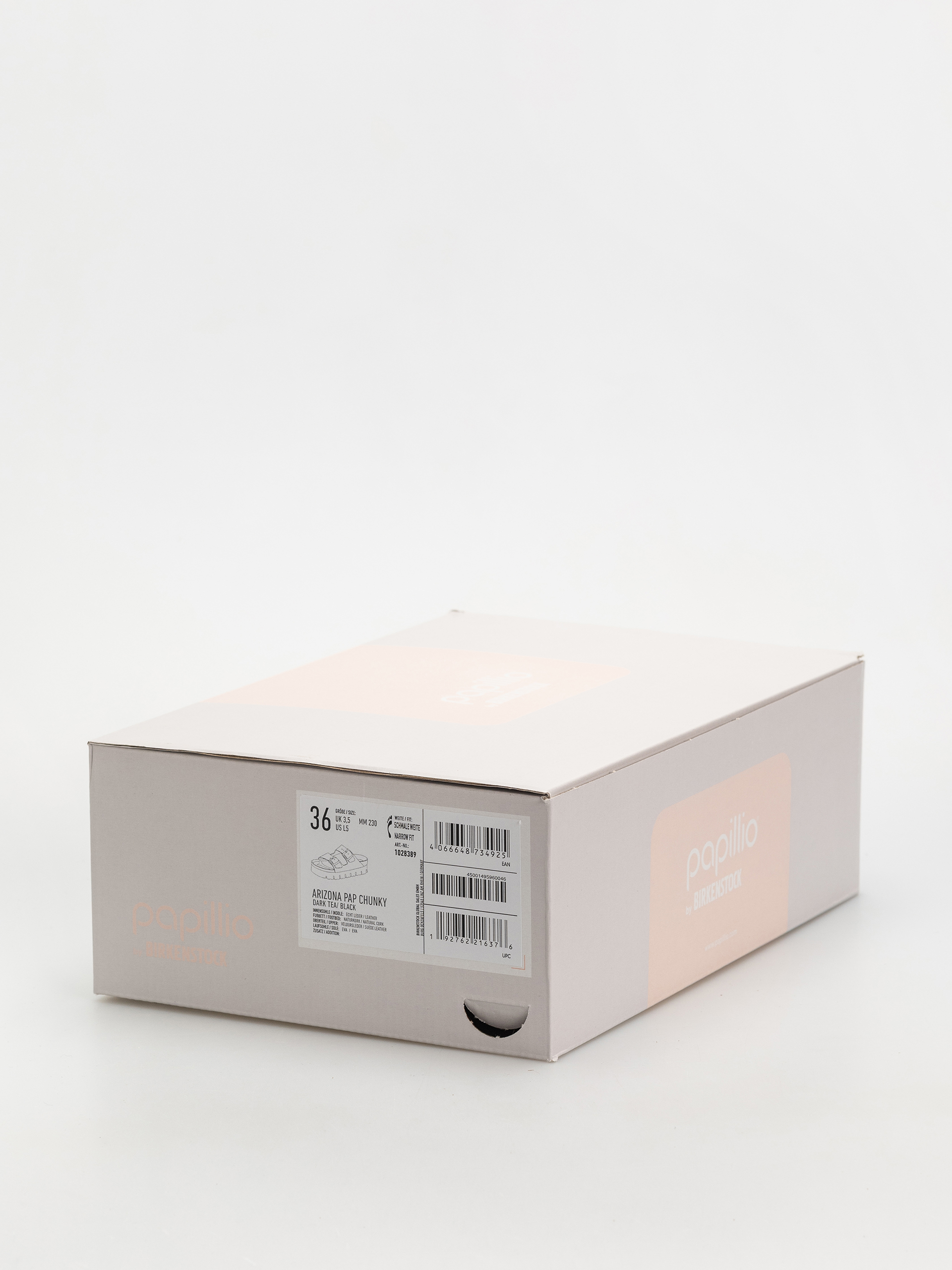 Plážovky Birkenstock Arizona Chunky Suede Narrow Wmn (dark tea/black)