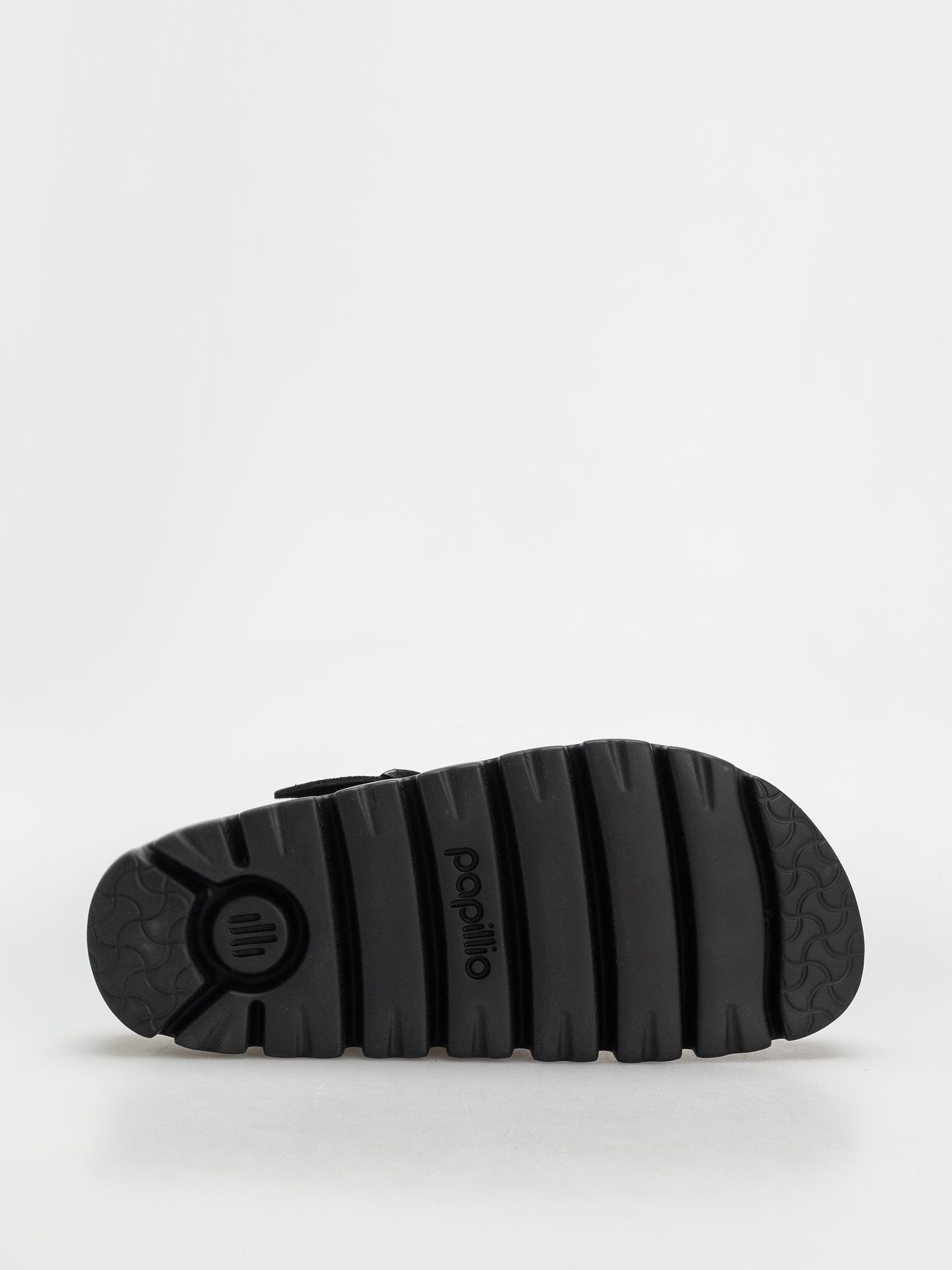 Plážovky Birkenstock Boston Chunky Suede Narrow Wmn (black/black)