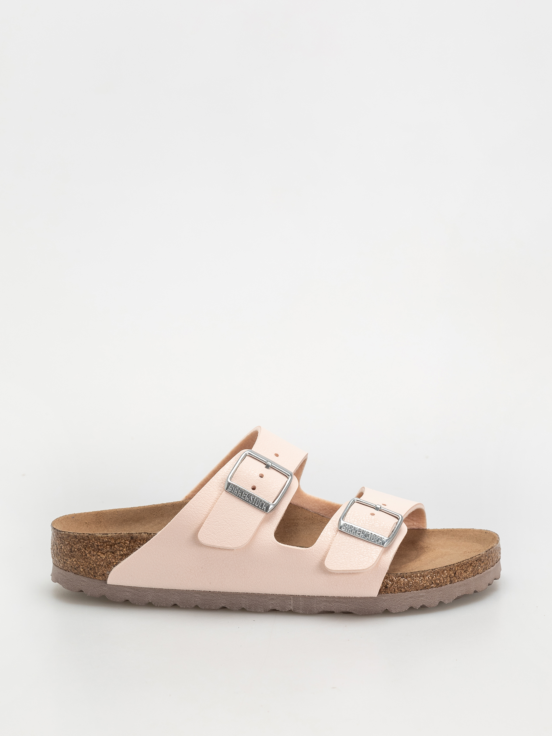 Plážovky Birkenstock Arizona Birko Flor Nubuck Narrow Wmn (light rose)