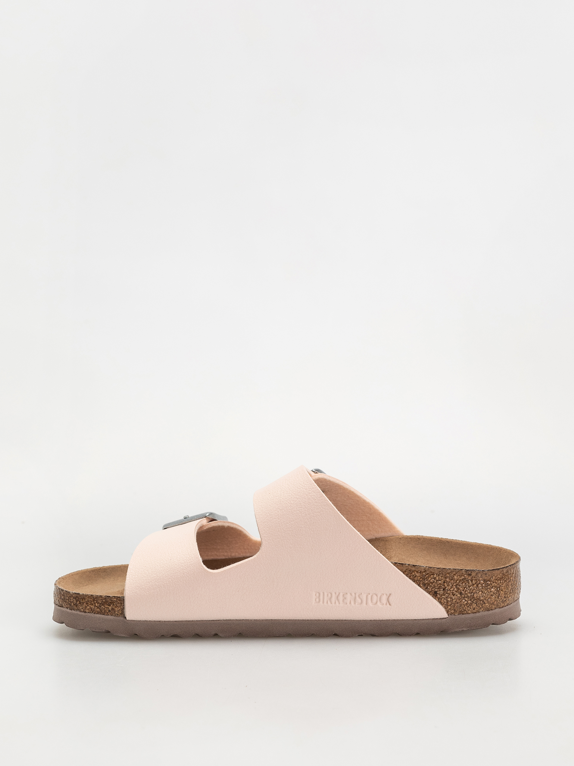 Plážovky Birkenstock Arizona Birko Flor Nubuck Narrow Wmn (light rose)