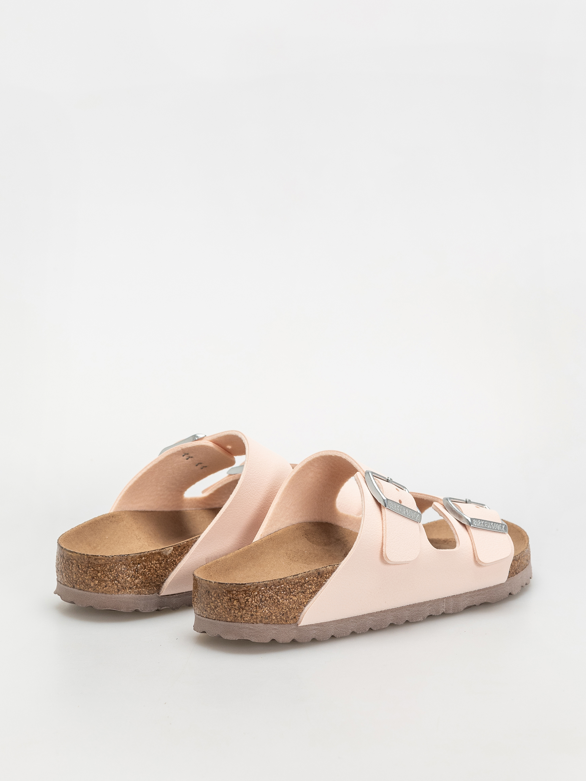 Plážovky Birkenstock Arizona Birko Flor Nubuck Narrow Wmn (light rose)