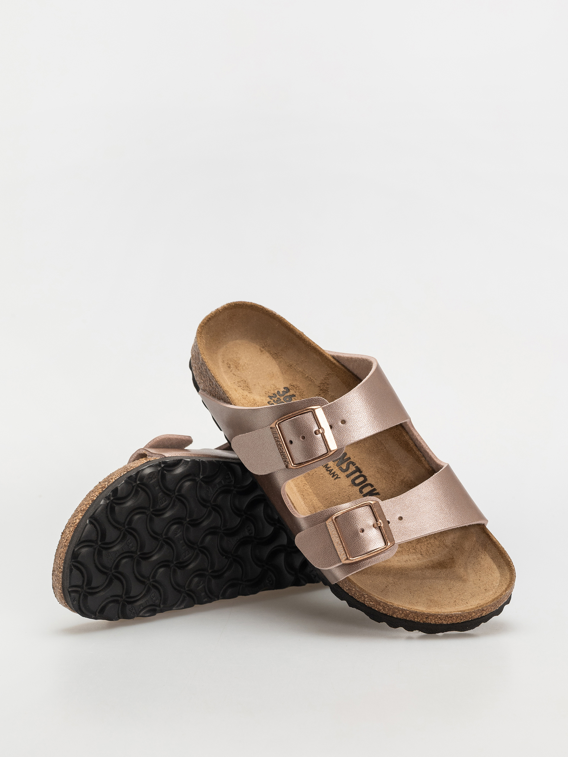Plážovky Birkenstock Arizona Birko Flor Narrow Wmn (copper)