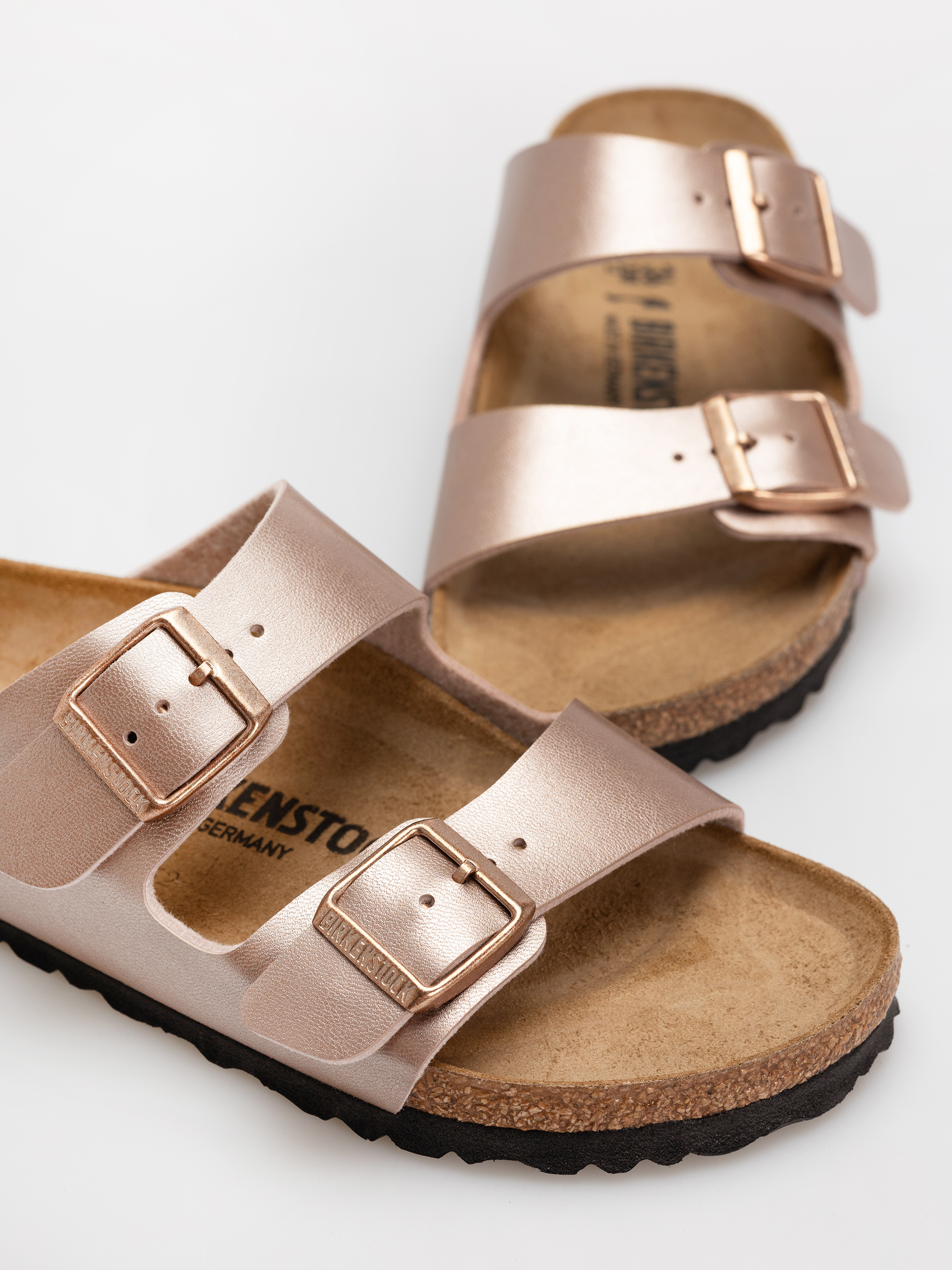 Plážovky Birkenstock Arizona Birko Flor Narrow Wmn (copper)