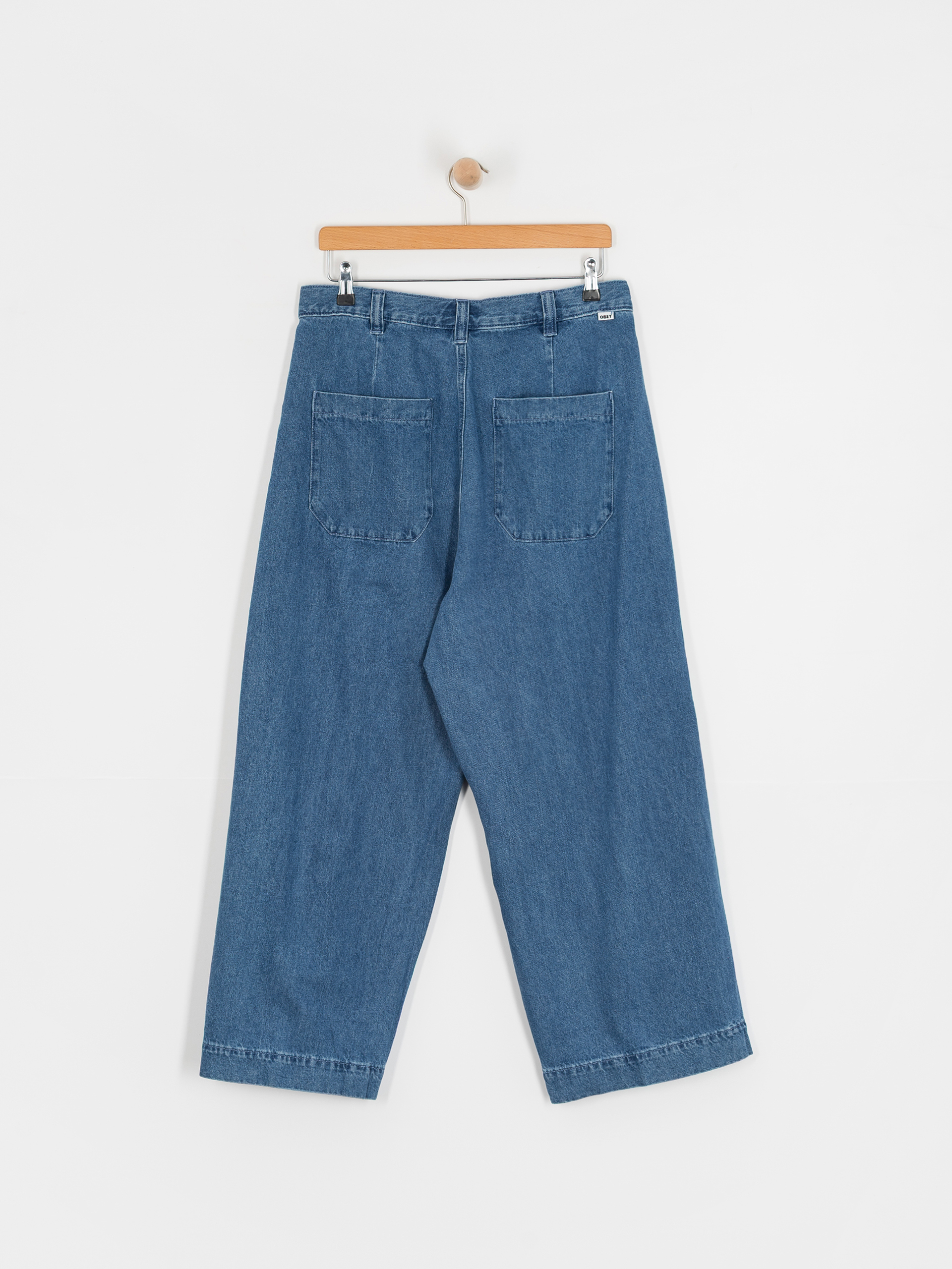 Kalhoty OBEY Oliver Denim Pleated (light indigo)