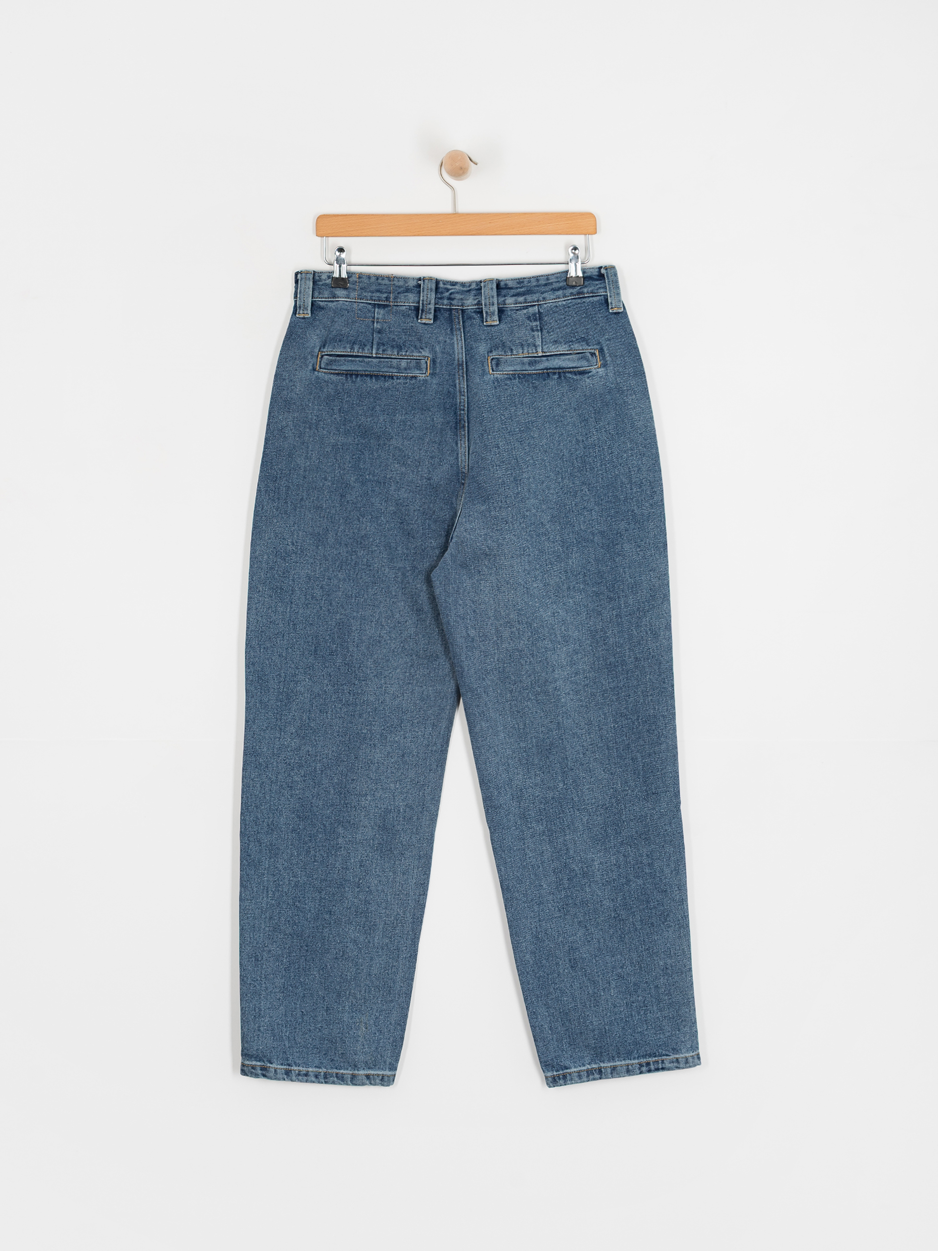 Kalhoty Krooked Eyes Denim Twill Pant (med stone wash)