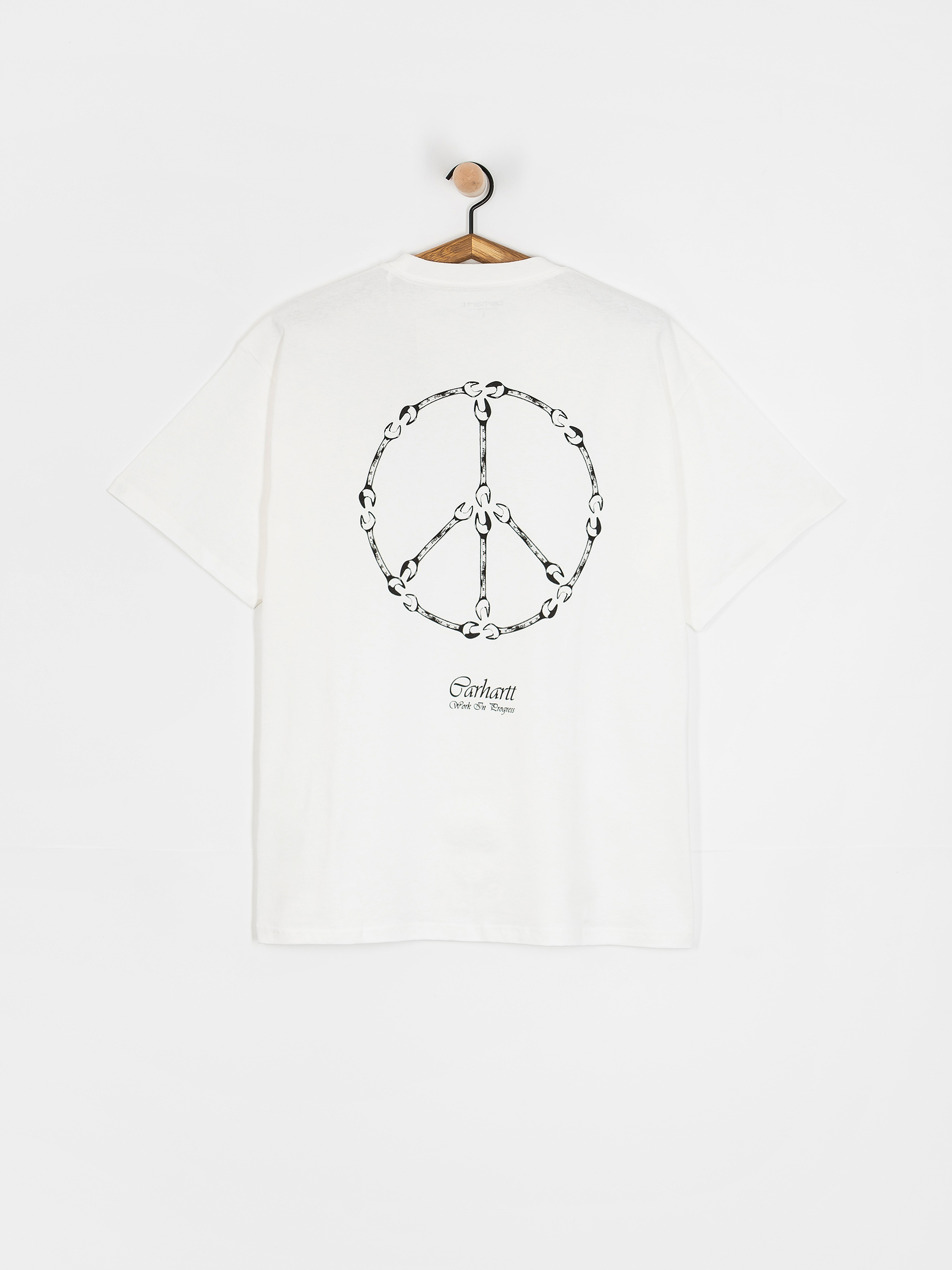 Tričko Carhartt WIP Peace And Work (white/black)