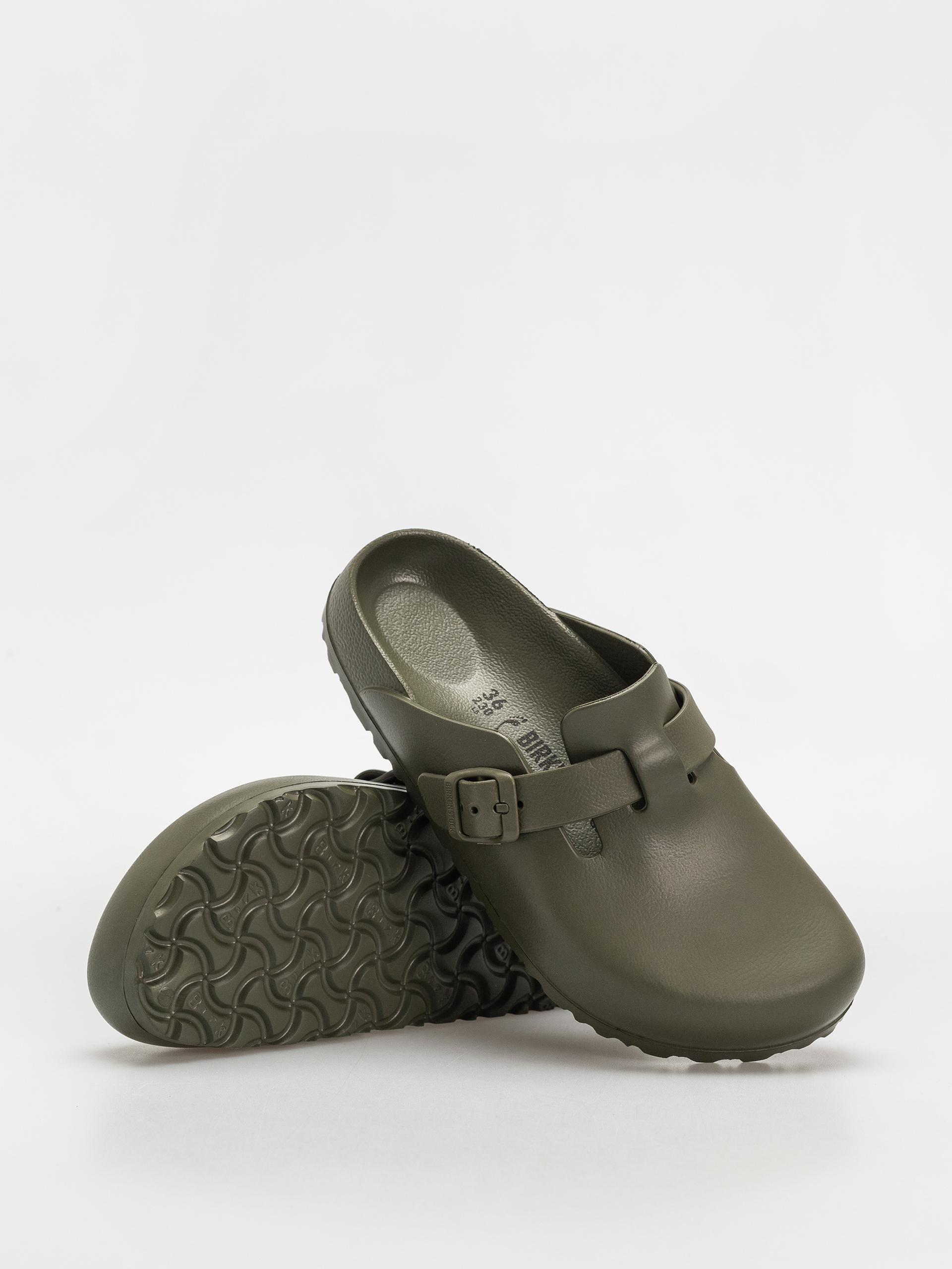 Plážovky Birkenstock Boston EVA Narrow Wmn (khaki)
