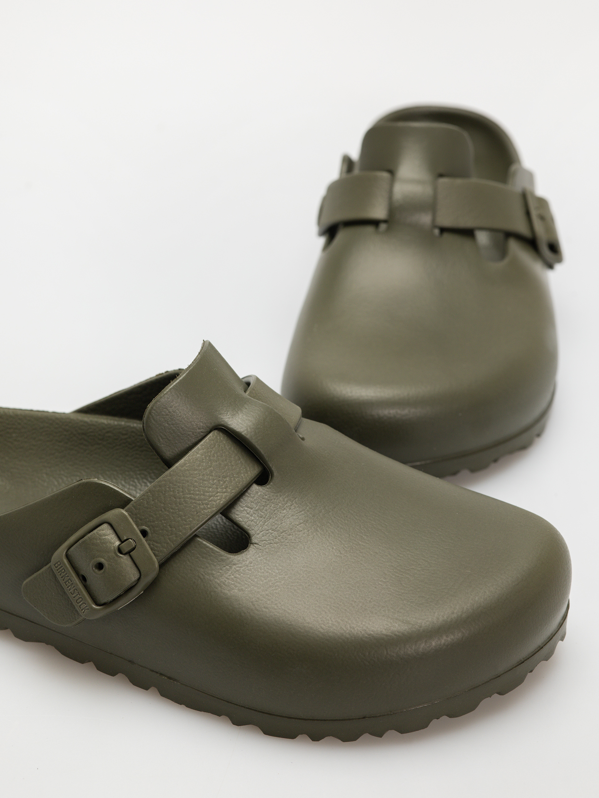 Plážovky Birkenstock Boston EVA Narrow Wmn (khaki)