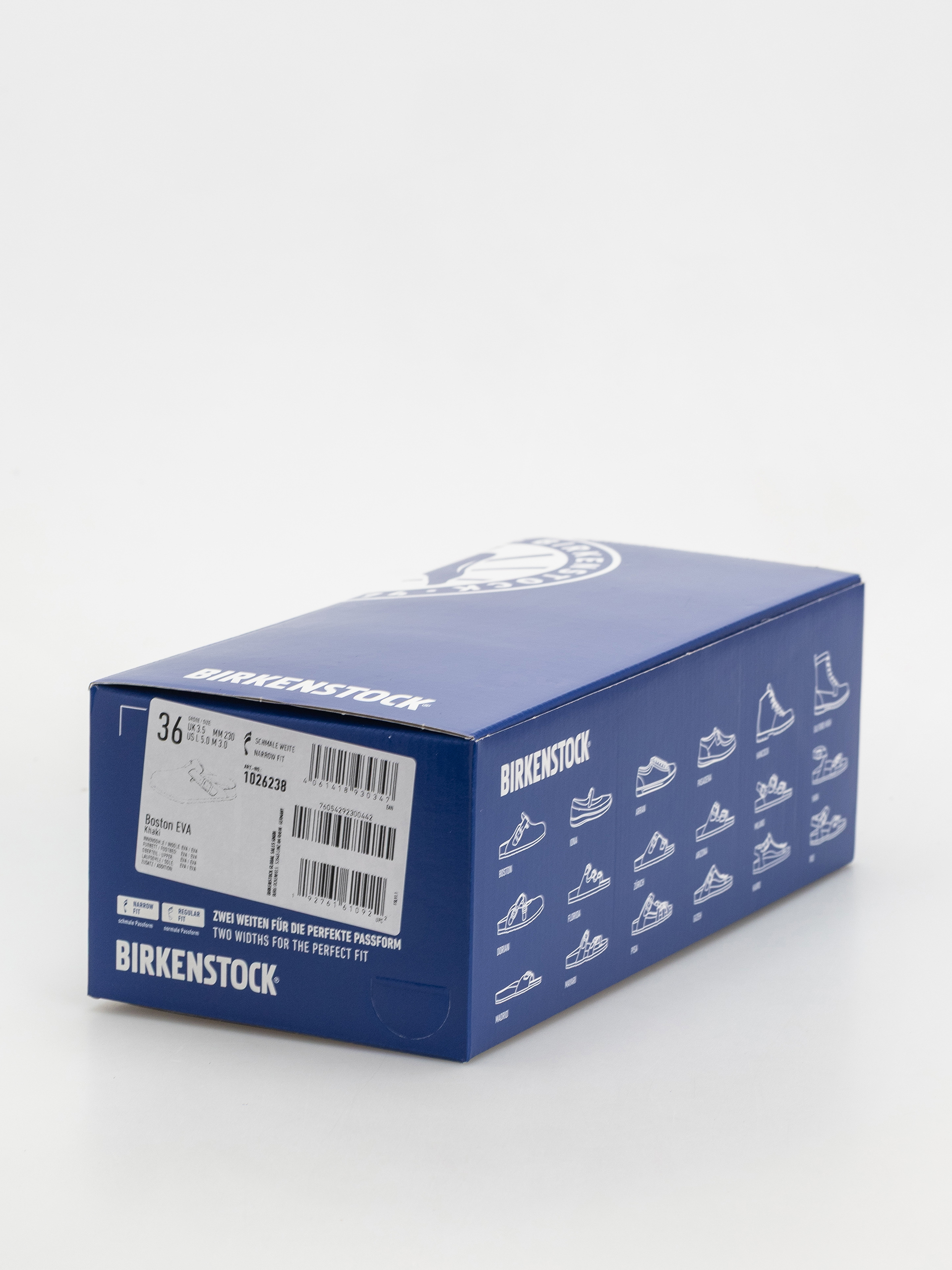 Plážovky Birkenstock Boston EVA Narrow Wmn (khaki)