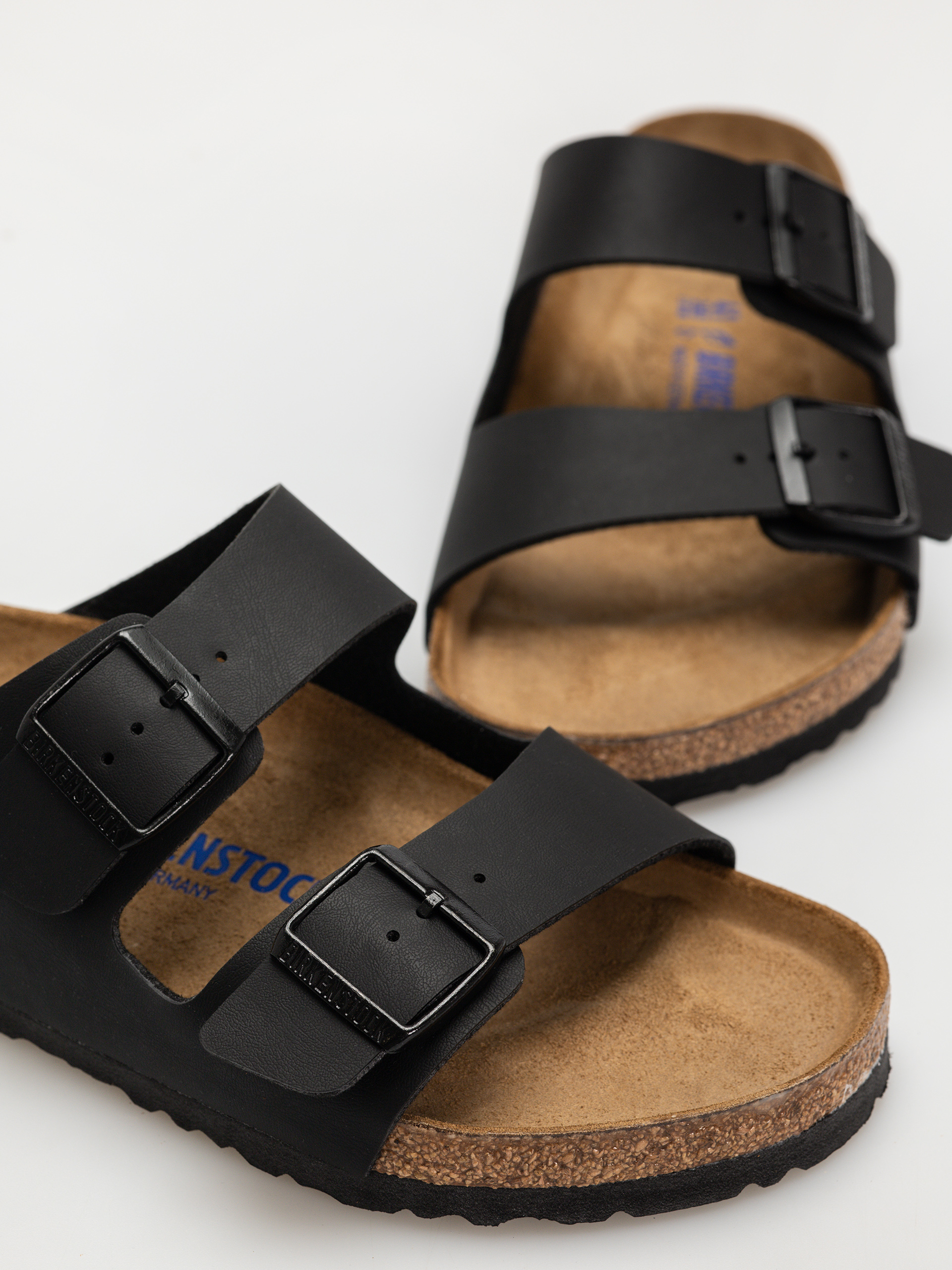 Plážovky Birkenstock Arizona Briko Flor Regular (black)