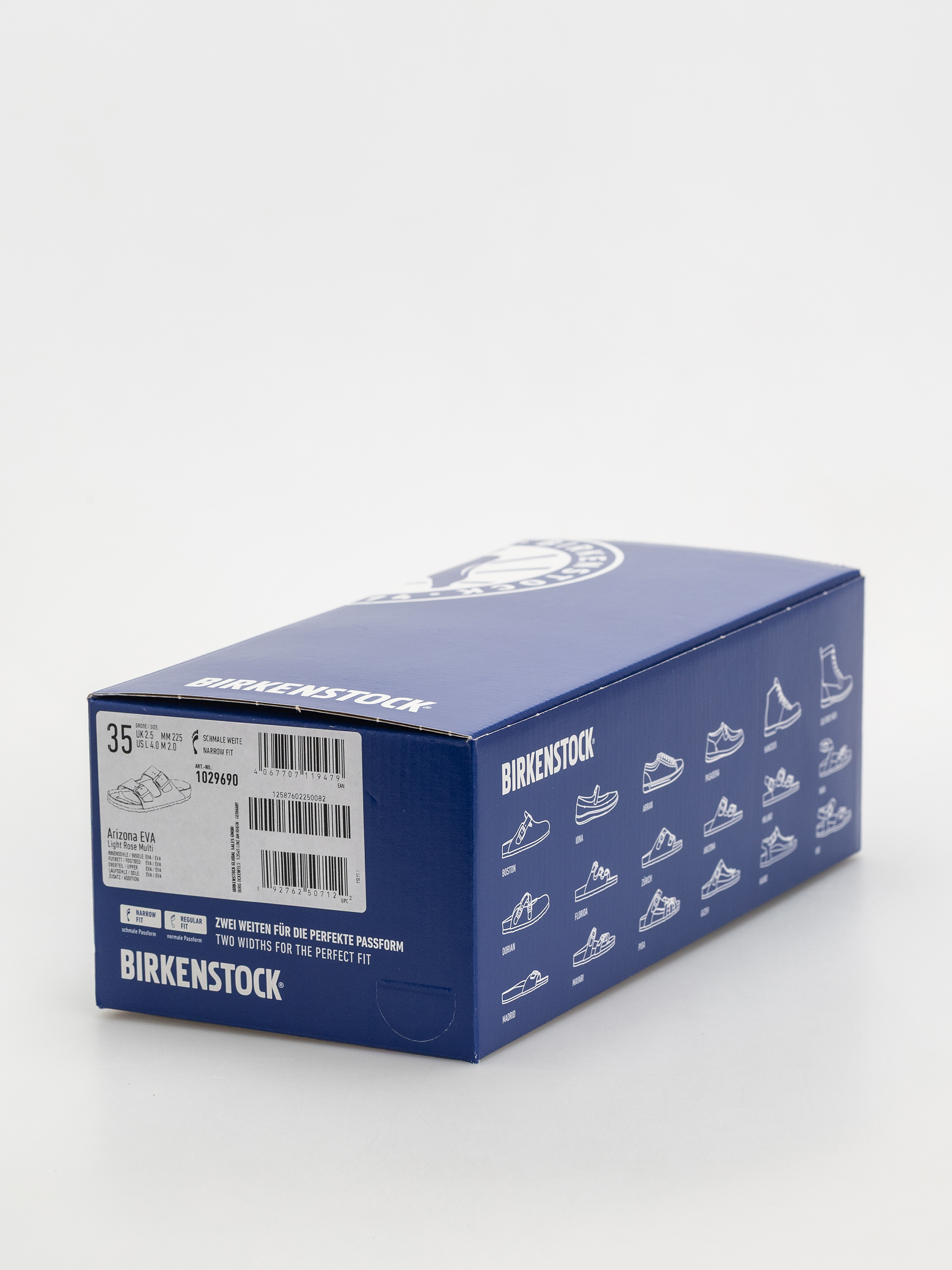 Plážovky Birkenstock Arizona EVA Narrow Wmn (light rose multi)