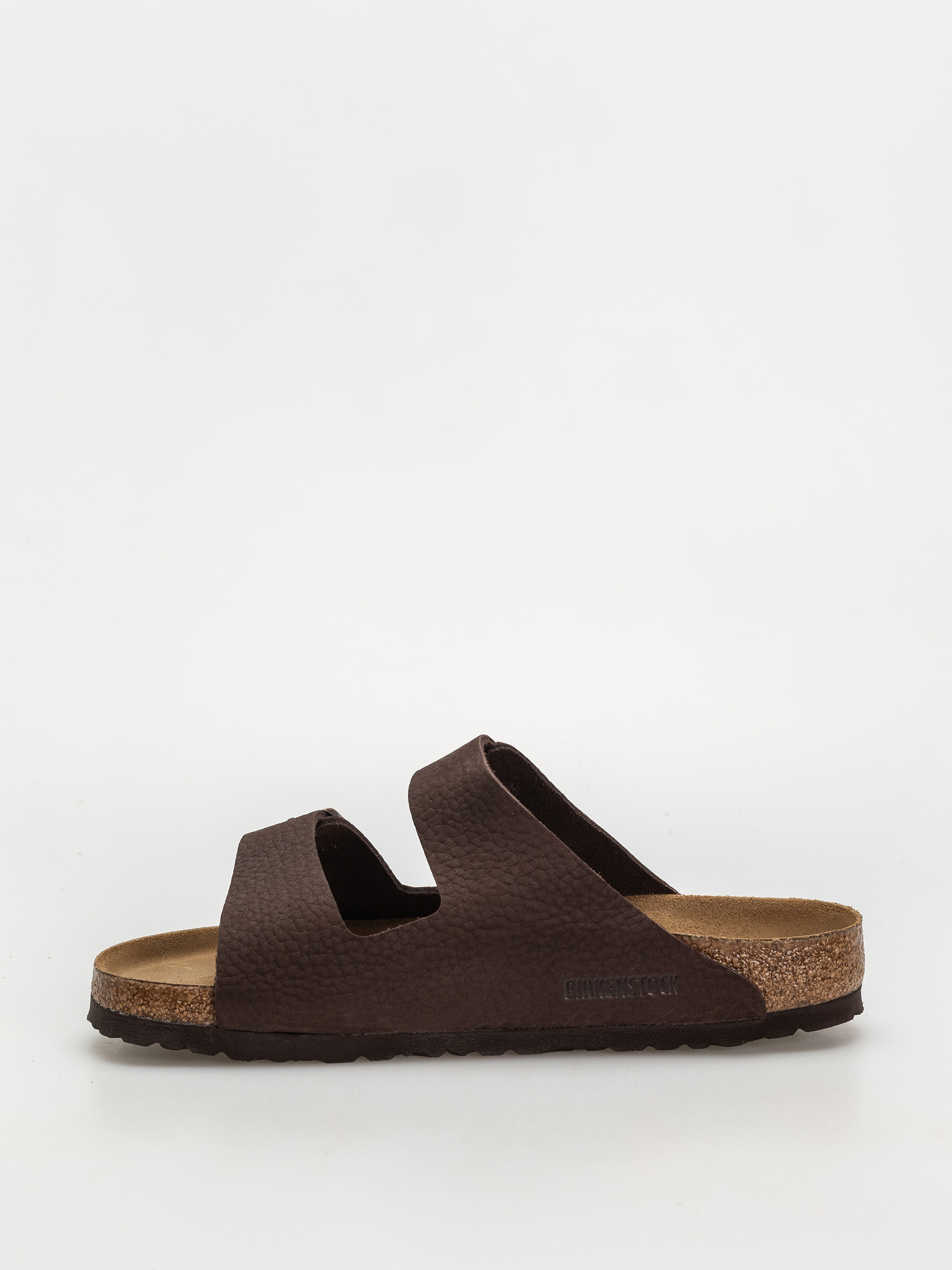 Plážovky Birkenstock Arizona Nubuck Leather Regular (desert buck roast)