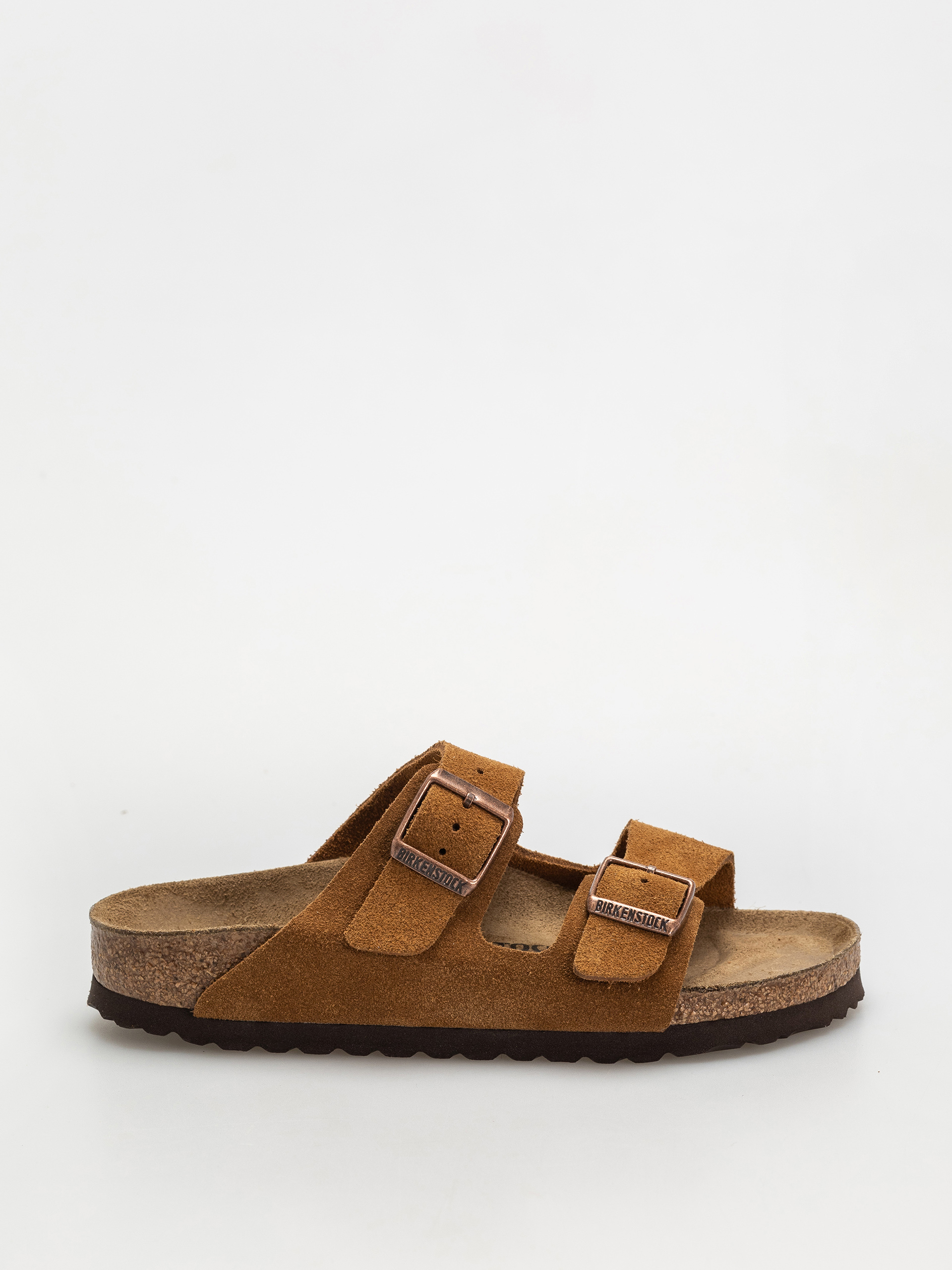 Plu00e1u017eovky Birkenstock Arizona Suede Leather Narrow Wmn (mink)