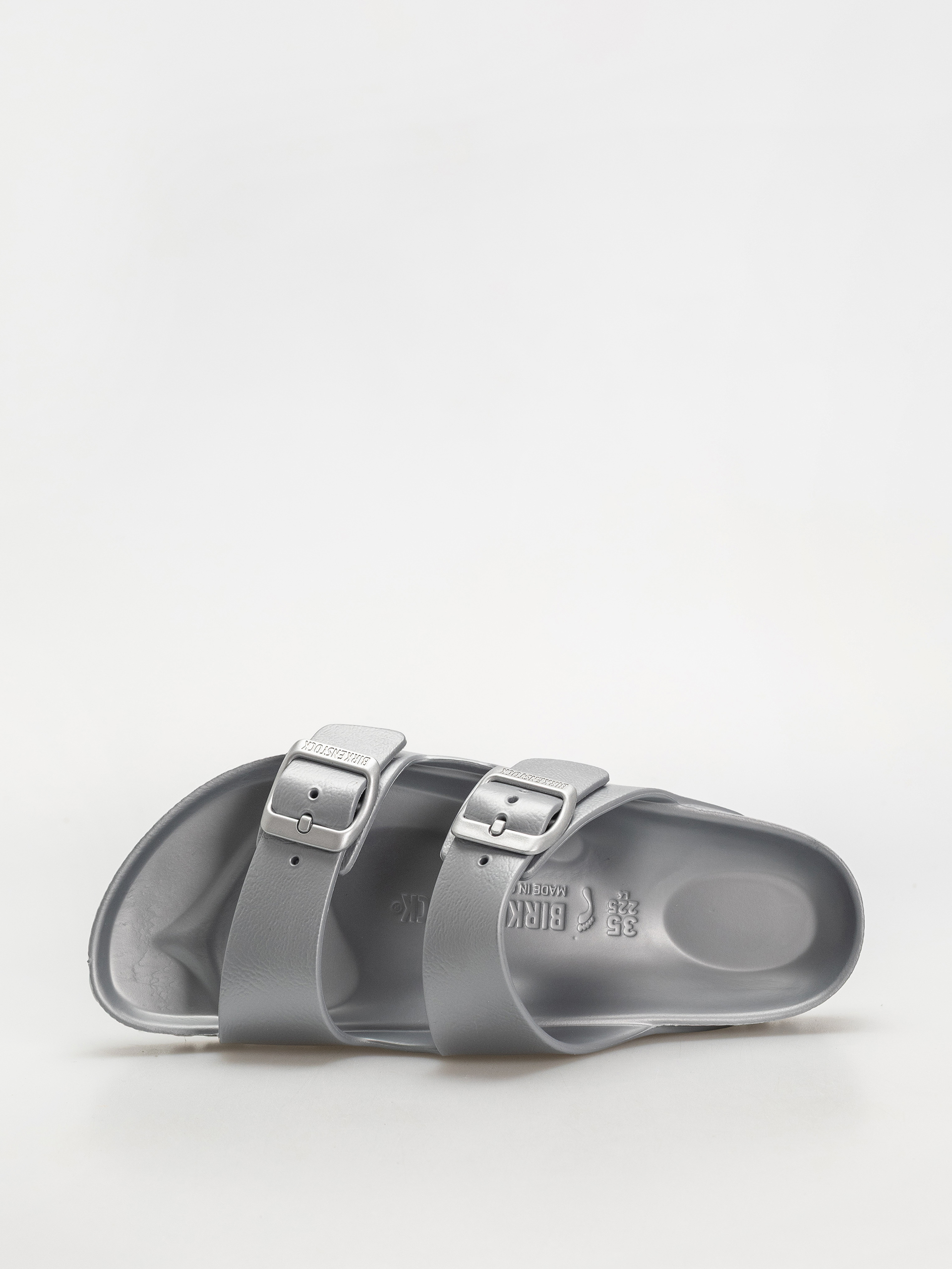Plážovky Birkenstock Arizona EVA Narrow Wmn (metallic silver)