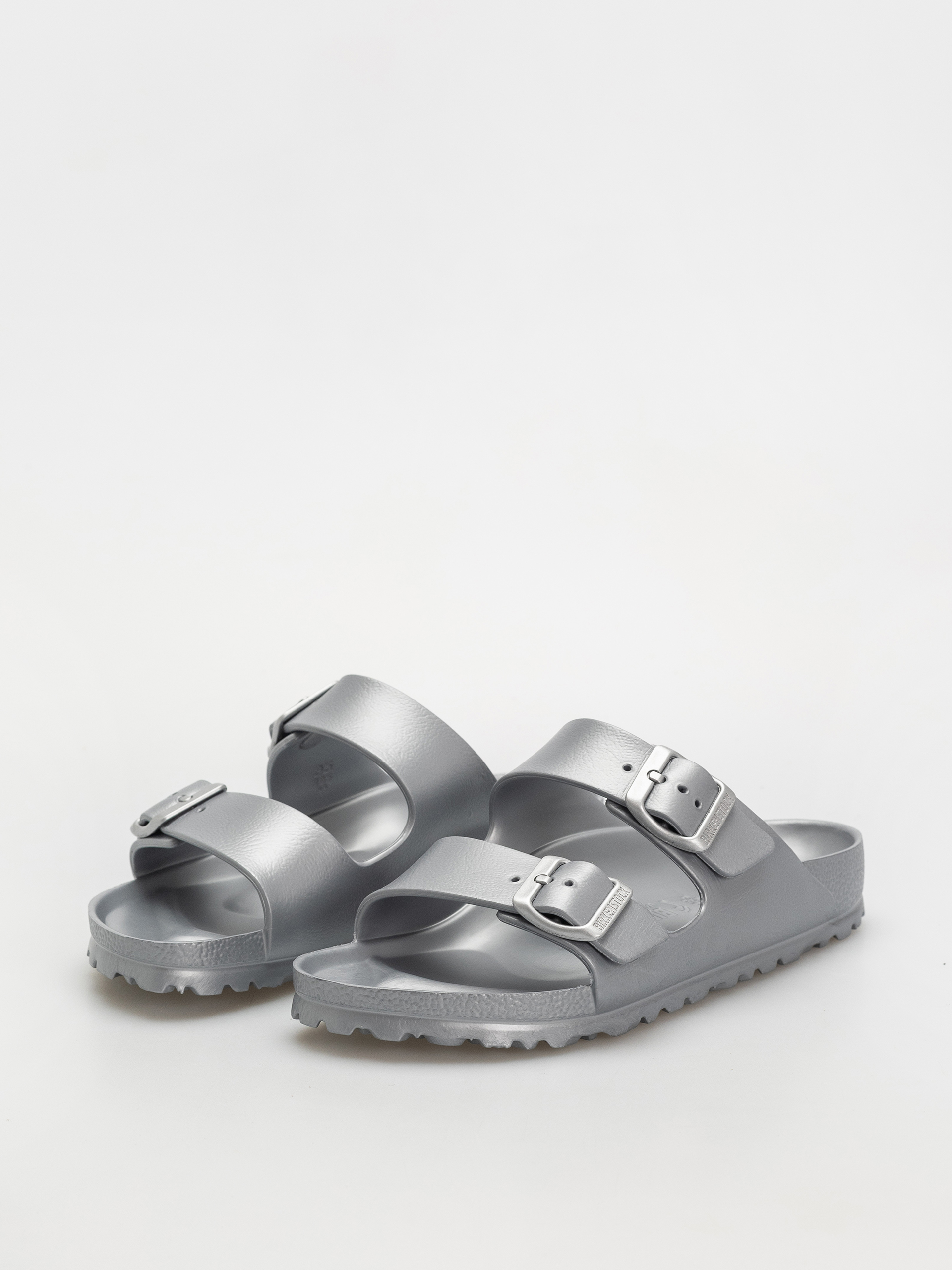 Plážovky Birkenstock Arizona EVA Narrow Wmn (metallic silver)