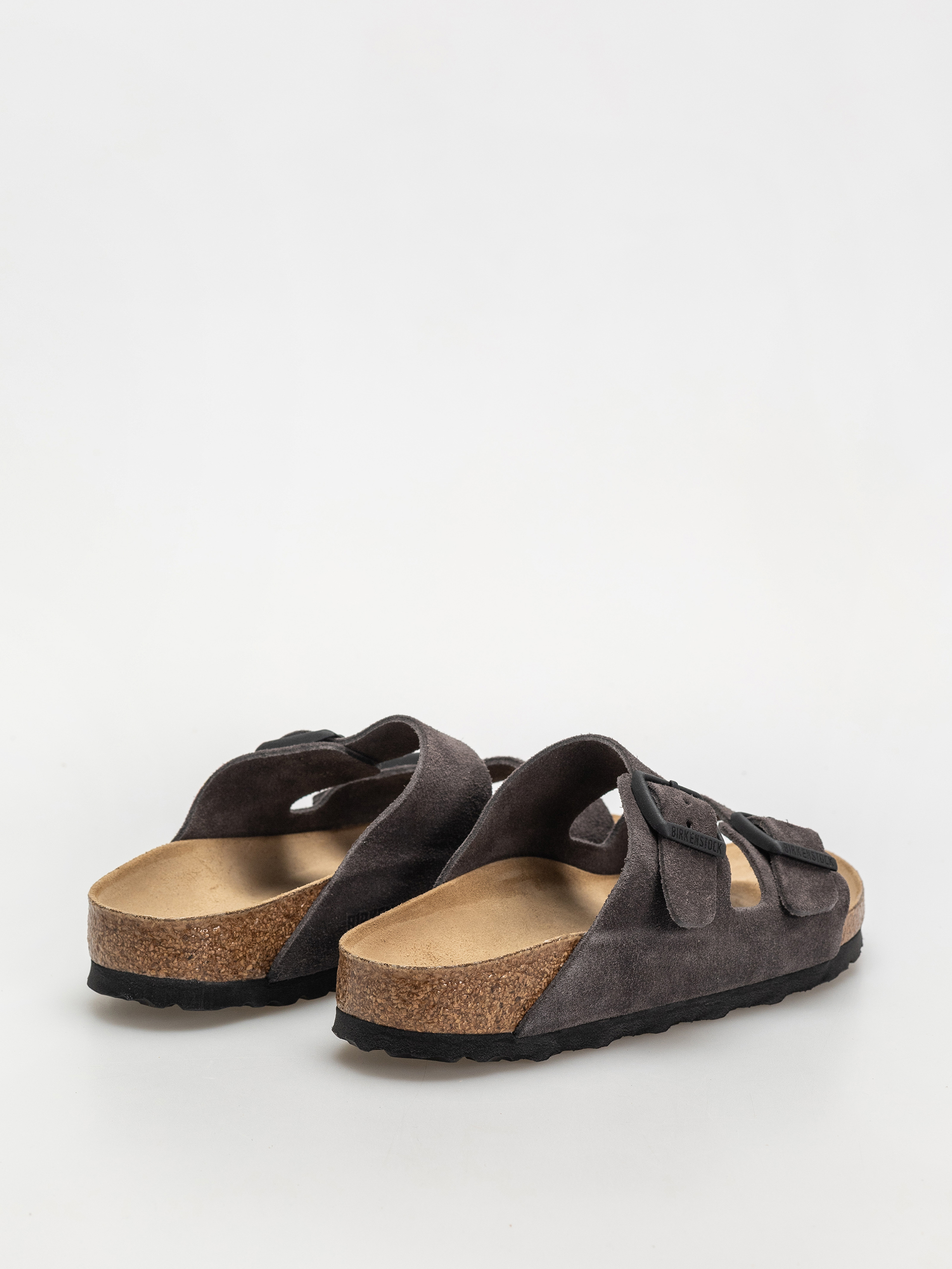 Plážovky Birkenstock Arizona Suede Leather Narrow Wmn (velvet grey)