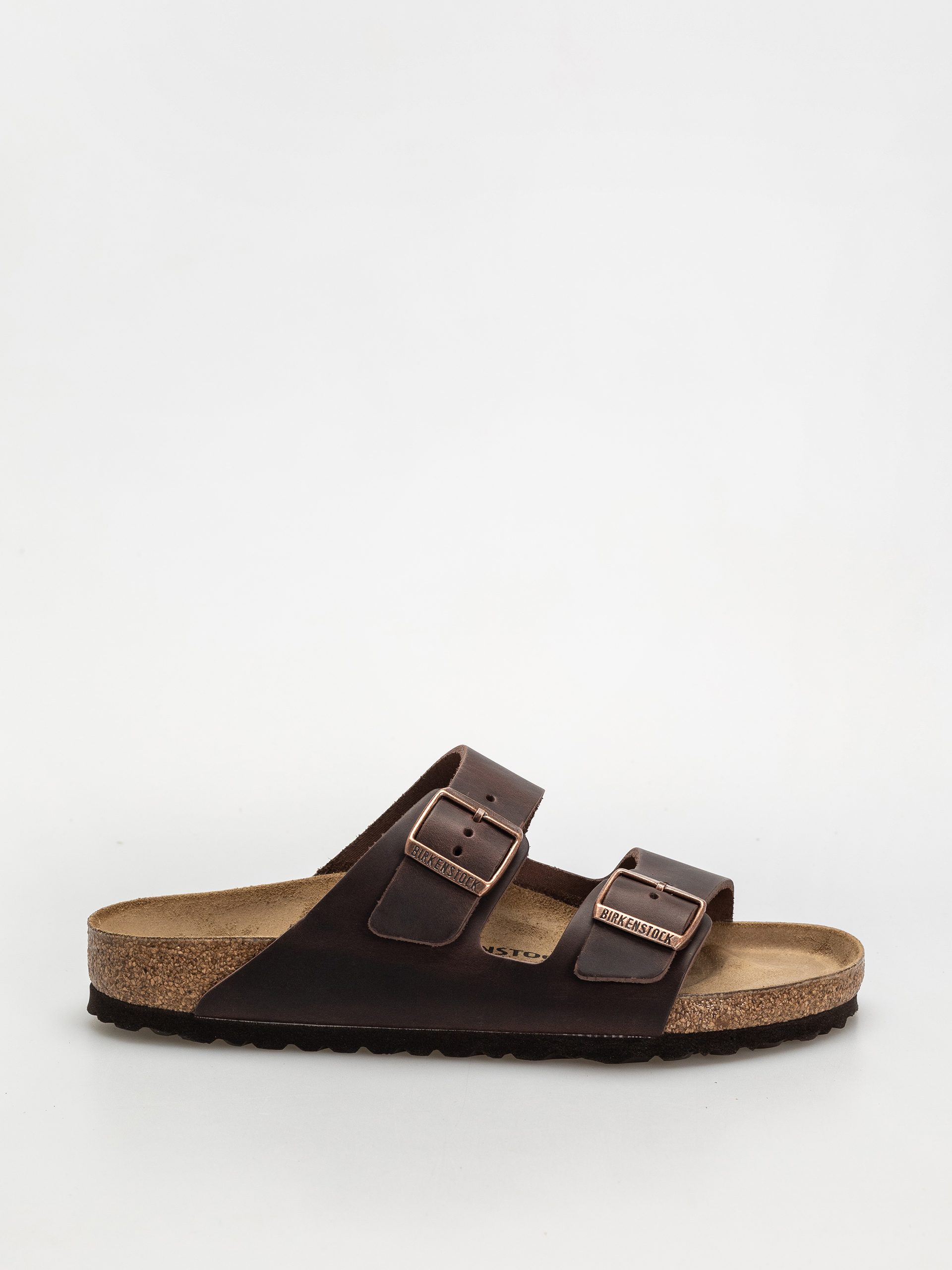 Plážovky Birkenstock Arizona Oiled Leather Regular (habana)