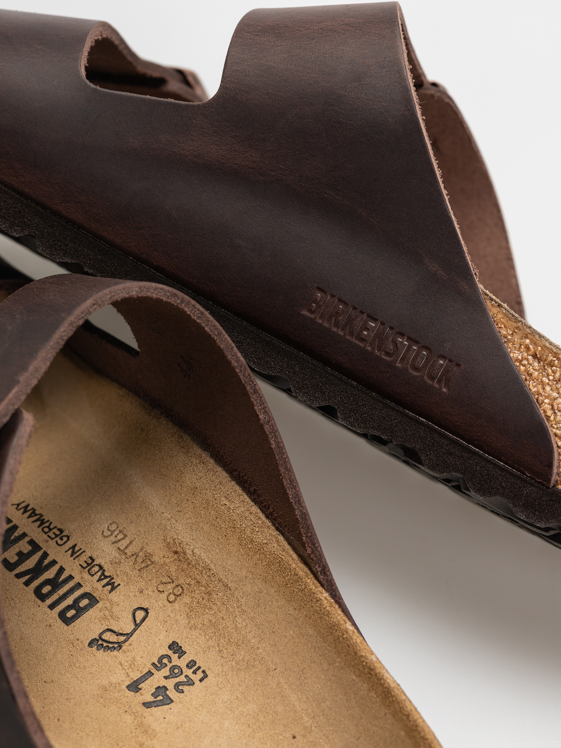 Plážovky Birkenstock Arizona Oiled Leather Regular (habana)