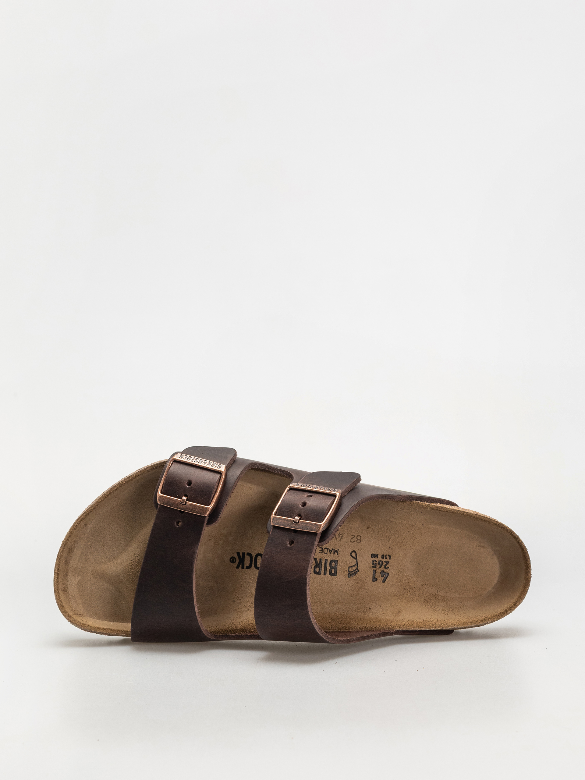Plážovky Birkenstock Arizona Oiled Leather Regular (habana)