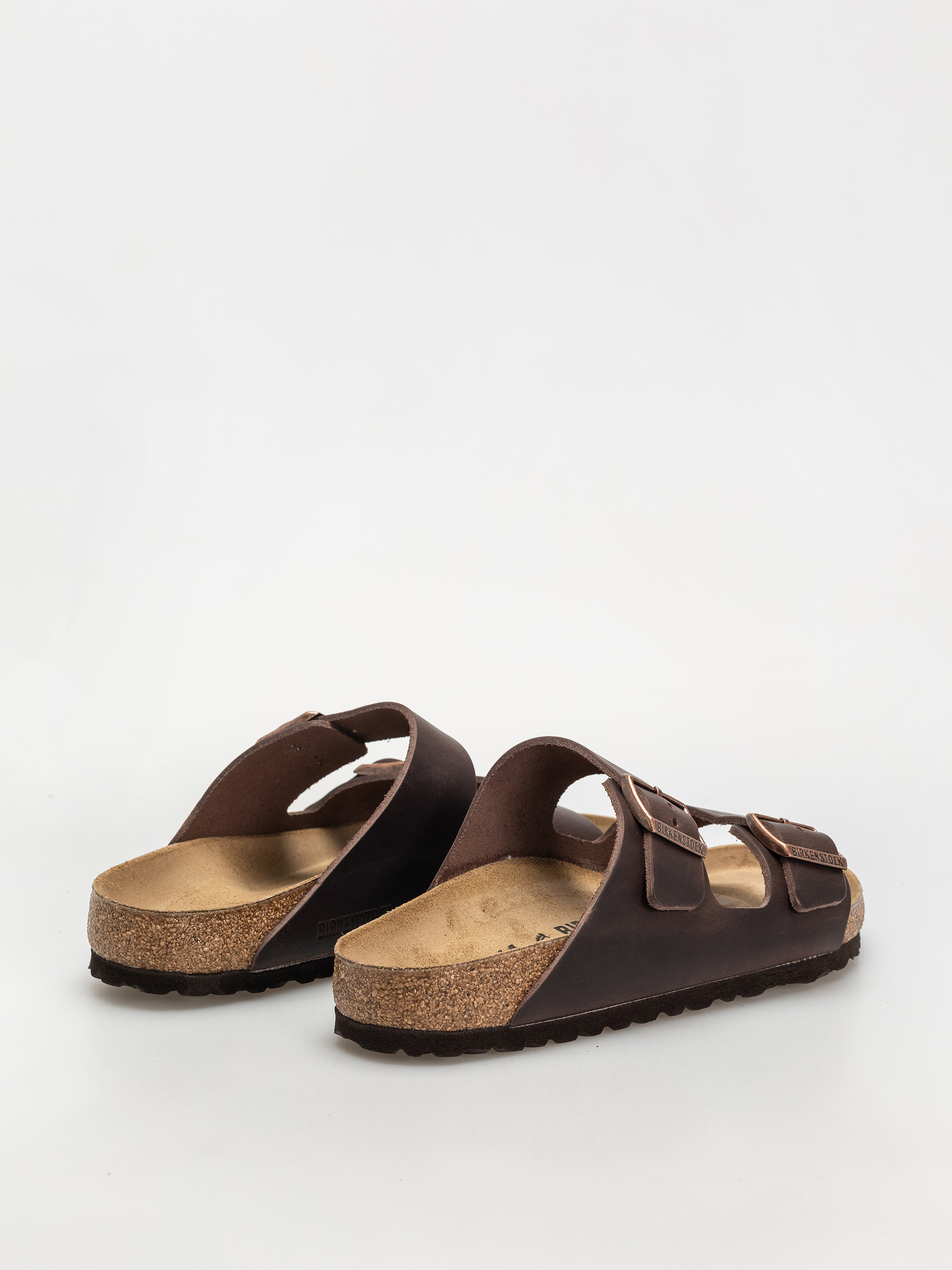 Plážovky Birkenstock Arizona Oiled Leather Regular (habana)