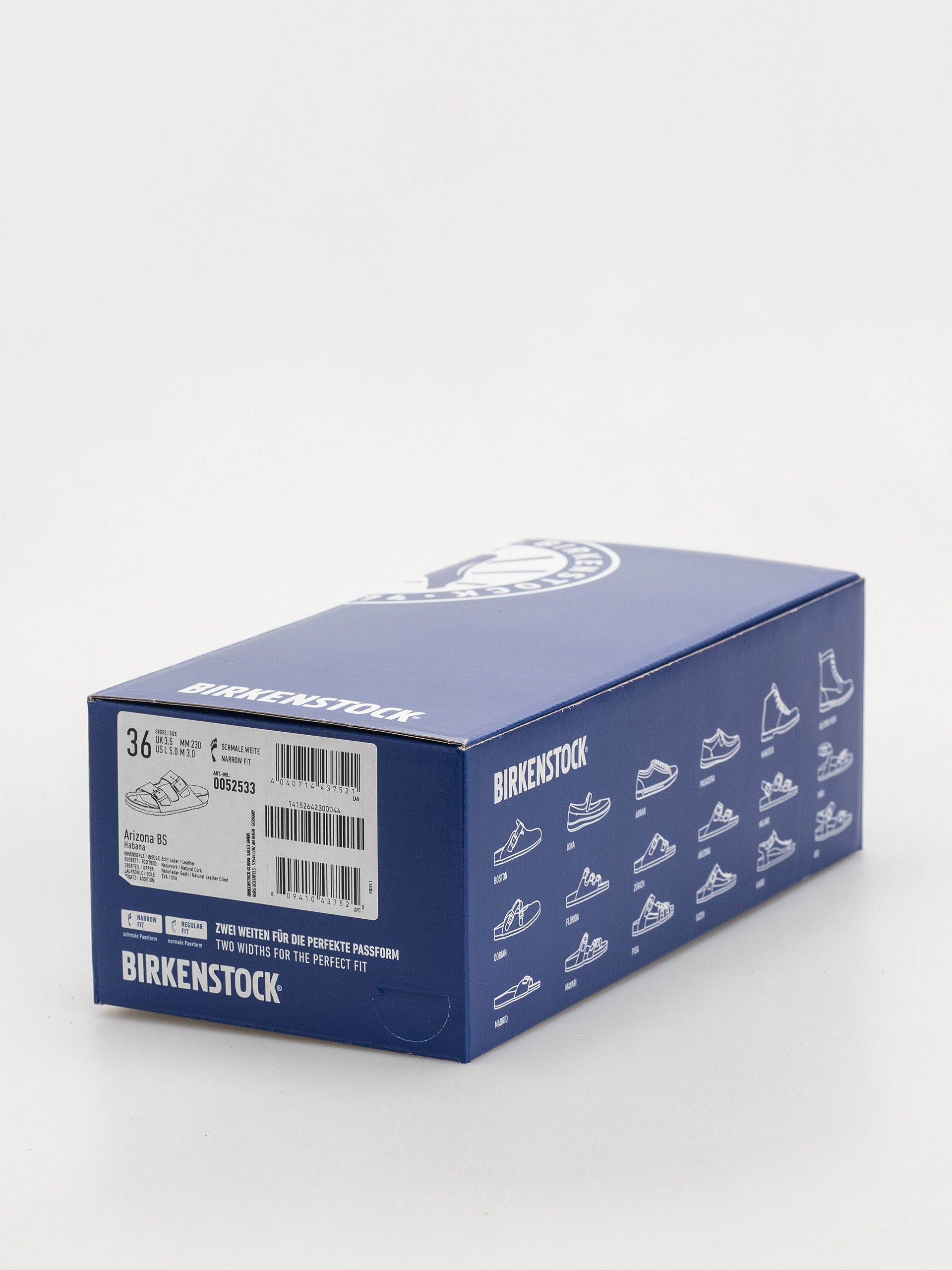 Plážovky Birkenstock Arizona Oiled Leather Narrow Wmn (habana)