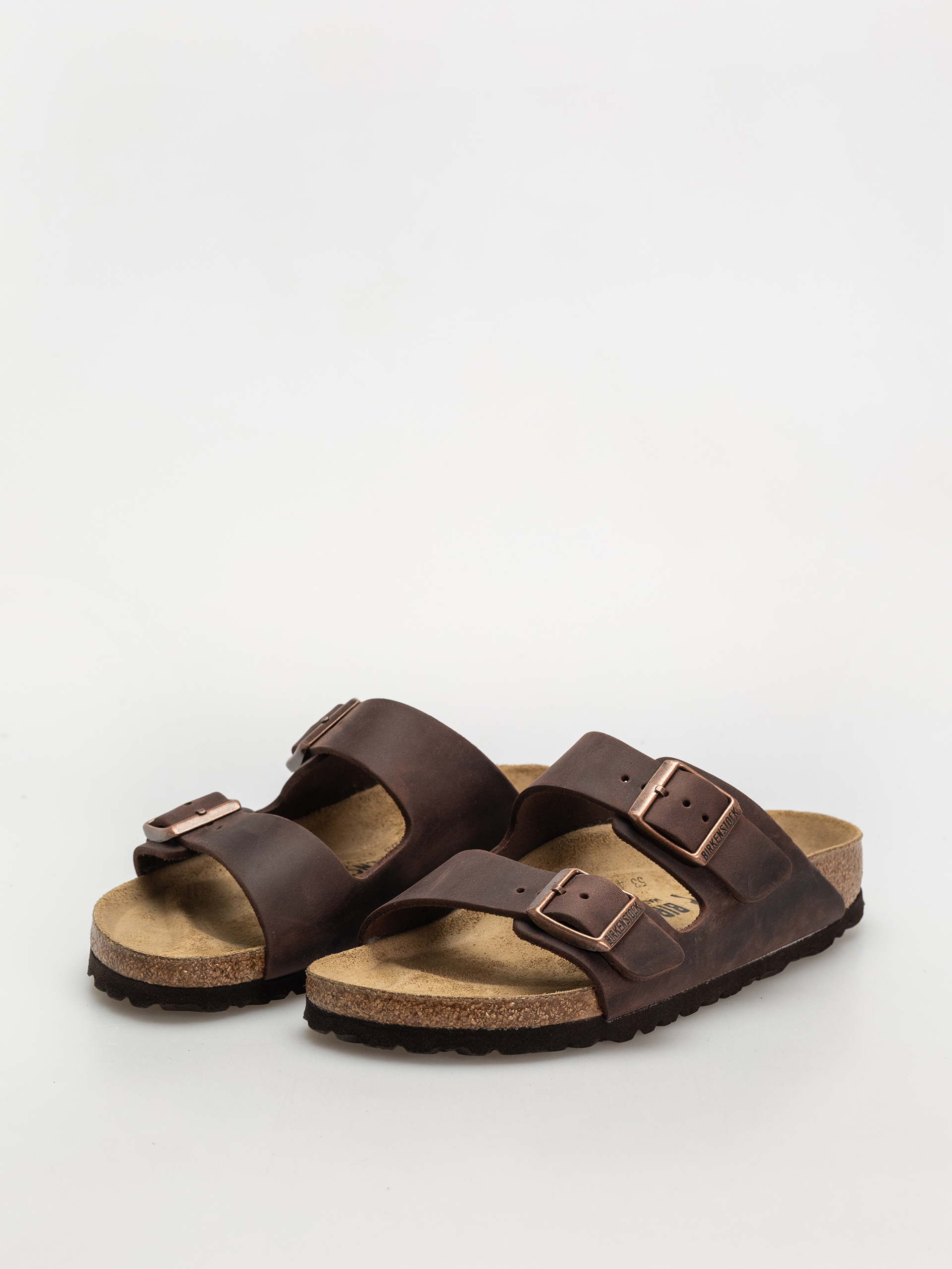 Plážovky Birkenstock Arizona Oiled Leather Narrow Wmn (habana)