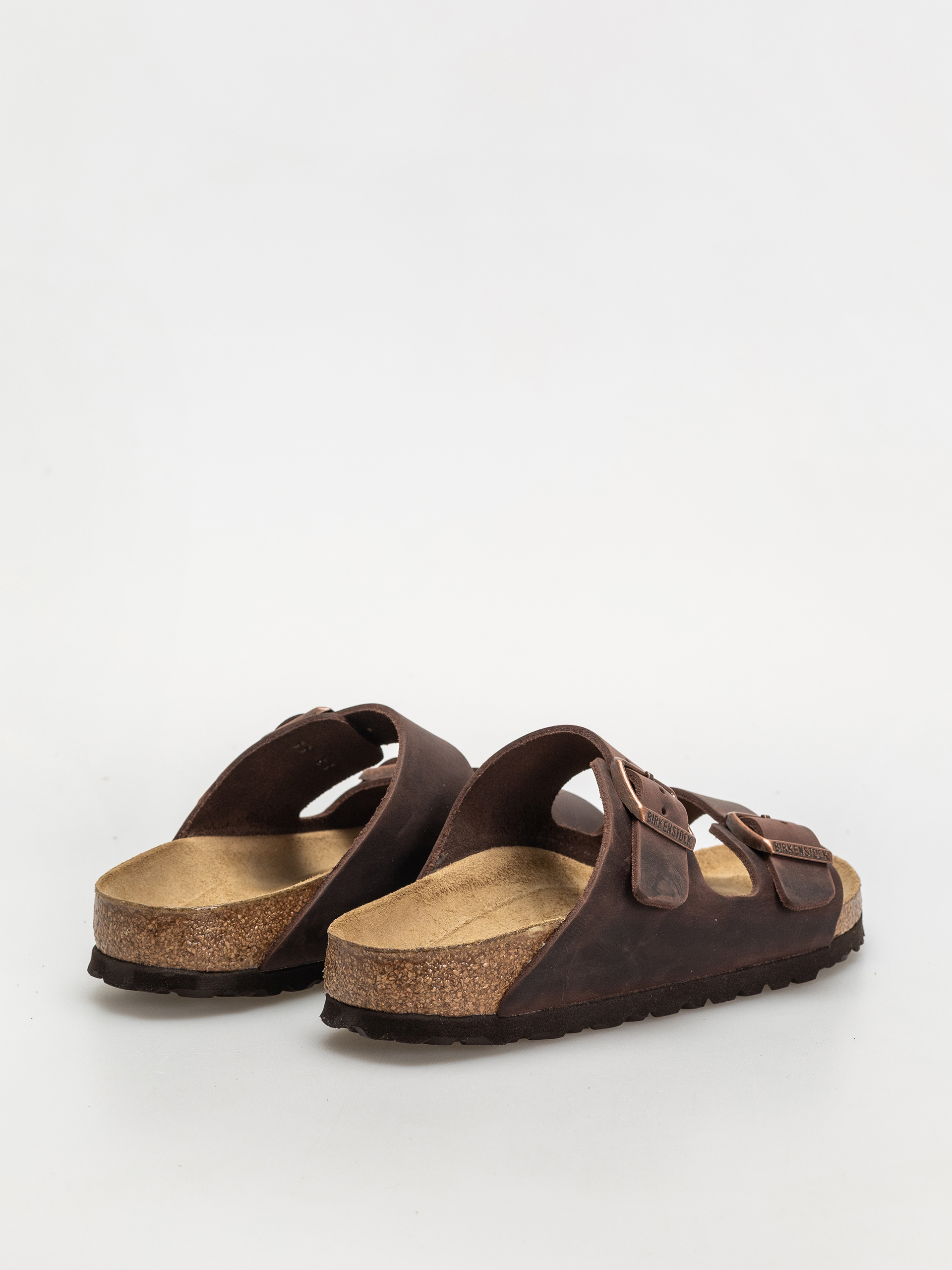 Plážovky Birkenstock Arizona Oiled Leather Narrow Wmn (habana)
