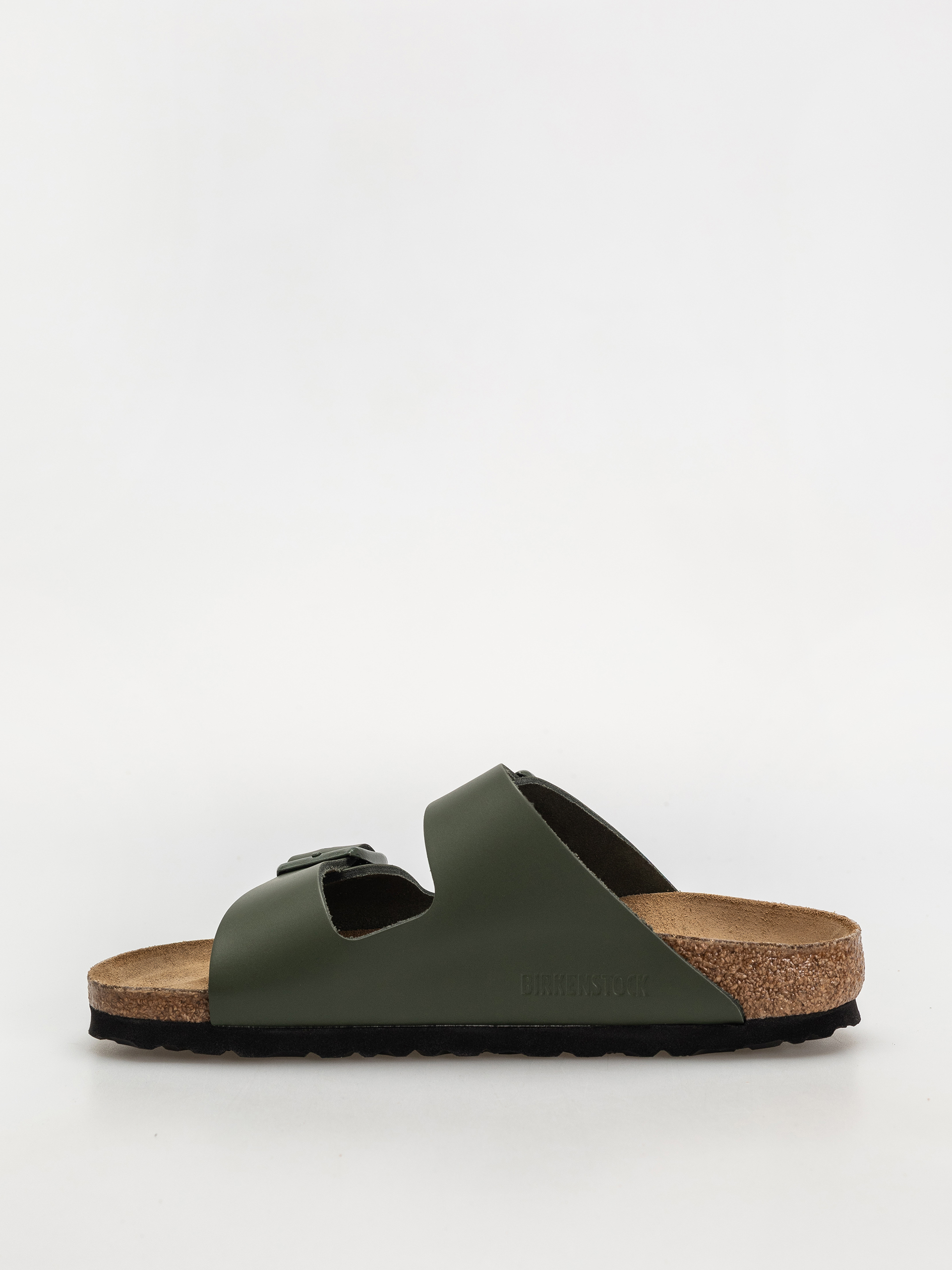 Plážovky Birkenstock Arizona Natural Leather Narrow Wmn (thyme)