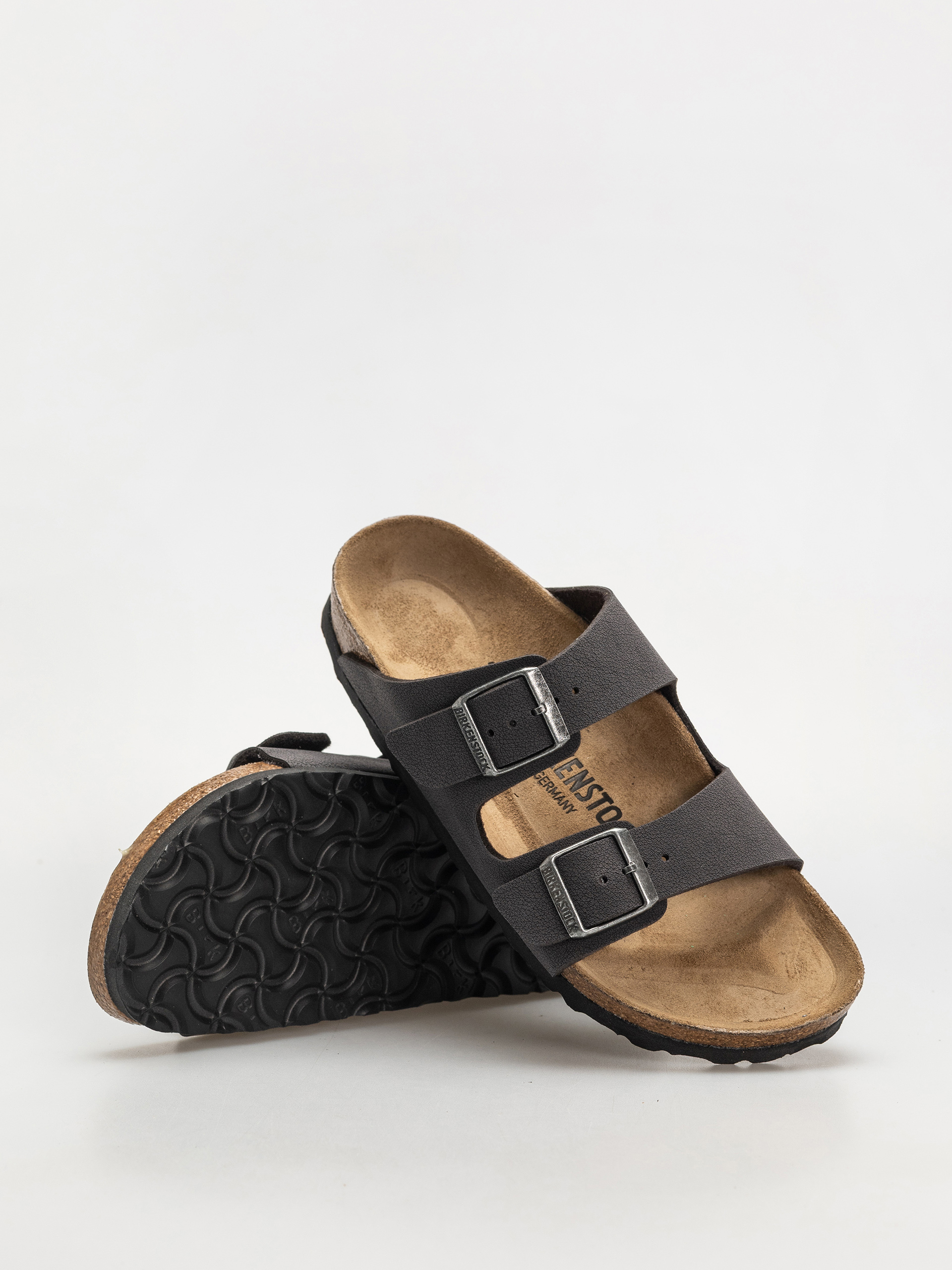 Plážovky Birkenstock Arizona Birkibuc Narrow Wmn (velvet gray)