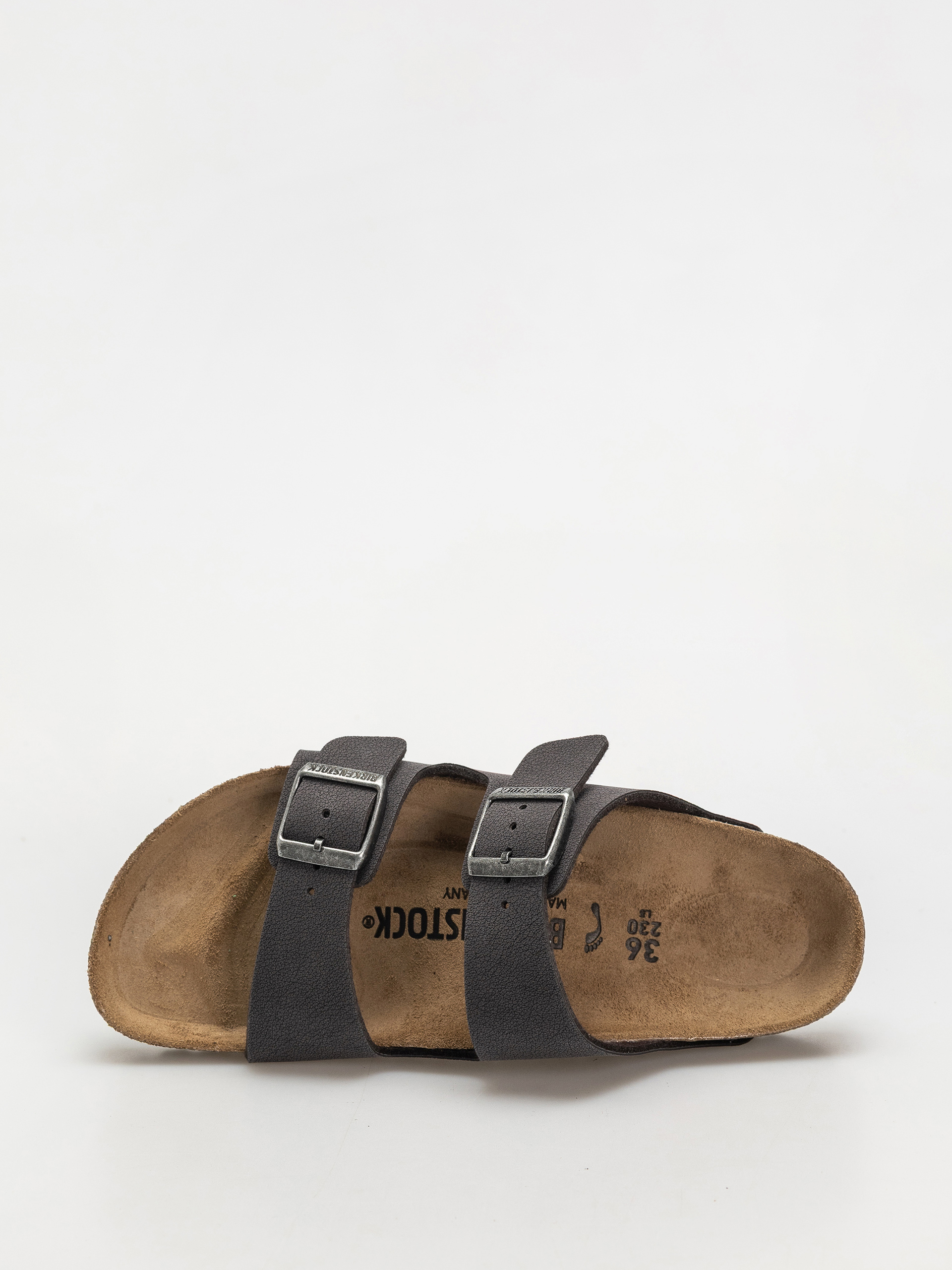 Plážovky Birkenstock Arizona Birkibuc Narrow Wmn (velvet gray)