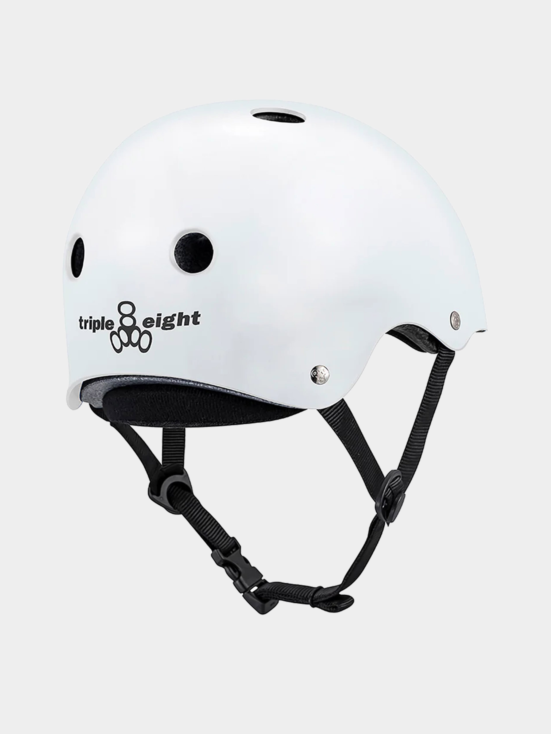 Helma Triple Eight Deep Cover Helmet (white glossy)