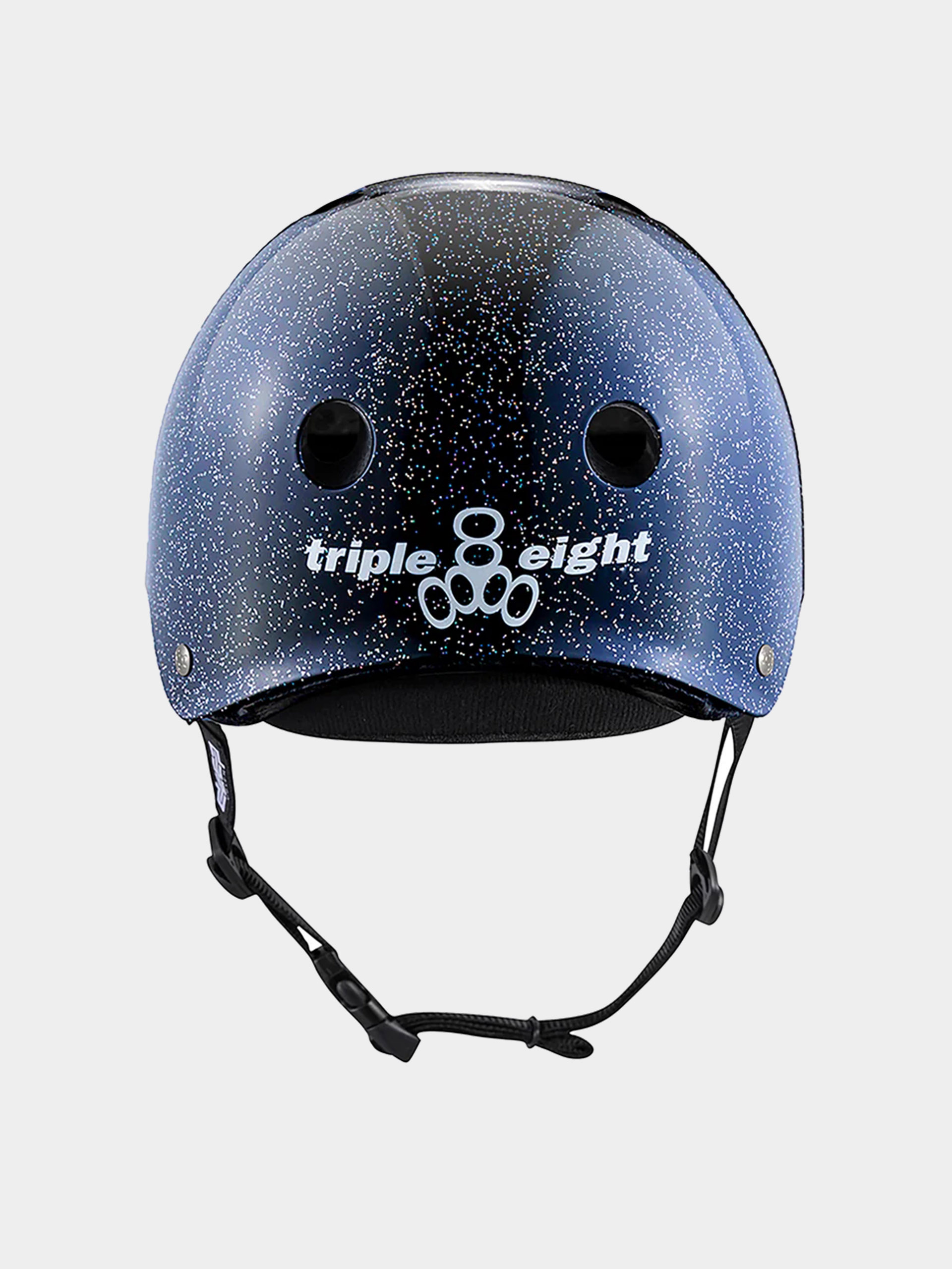 Helma Triple Eight Deep Cover Helmet (black glitter)