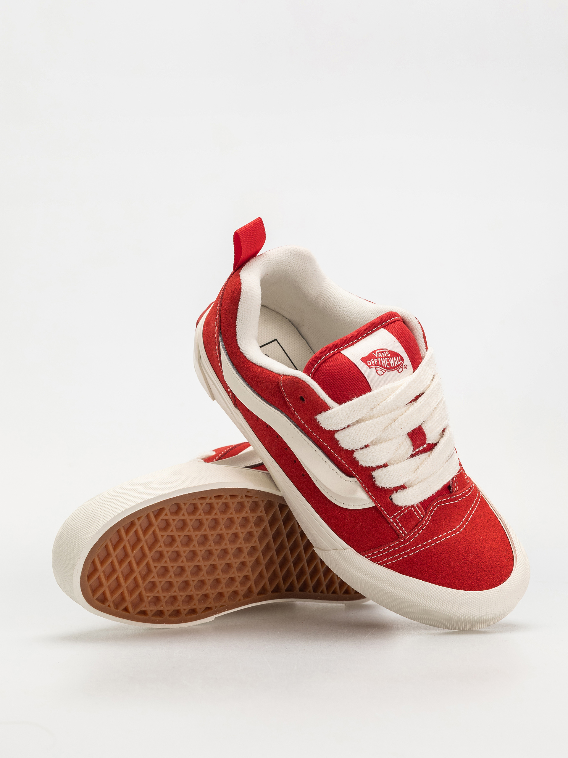 Boty Vans Knu Skool (racing red/marshmallow)