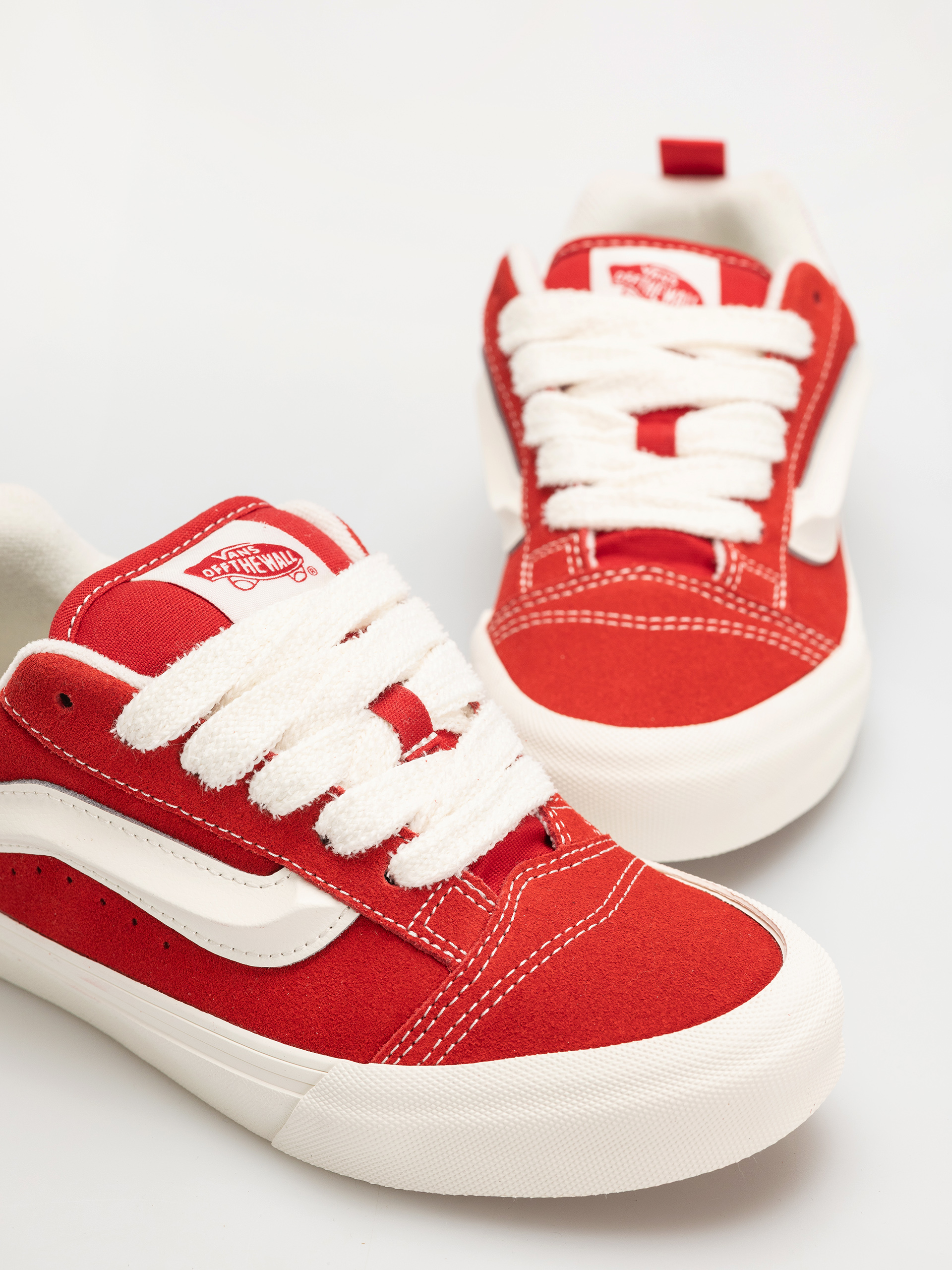 Boty Vans Knu Skool (racing red/marshmallow)