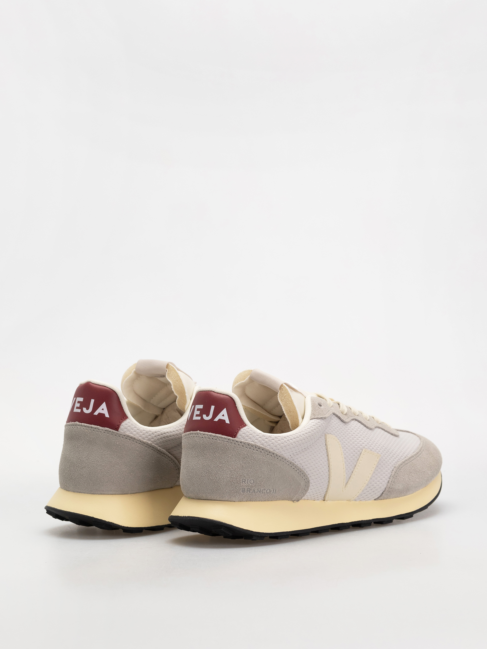 Boty Veja Rio Branco Ii (light grey pierre marsala)