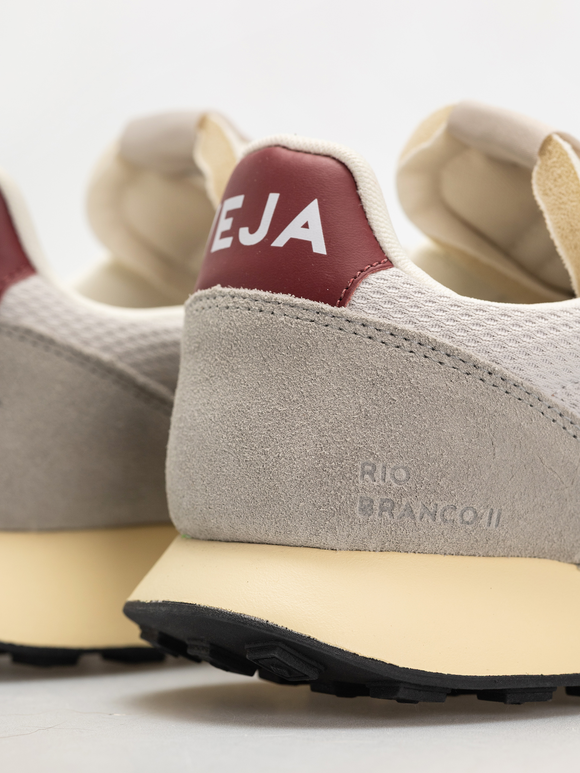 Boty Veja Rio Branco Ii (light grey pierre marsala)