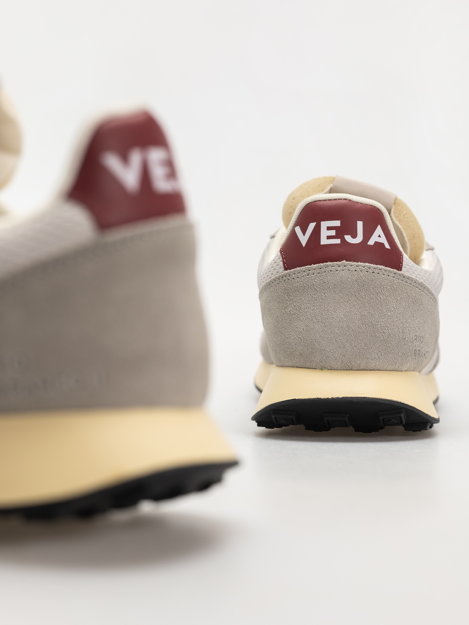 Boty Veja Rio Branco Ii (light grey pierre marsala)
