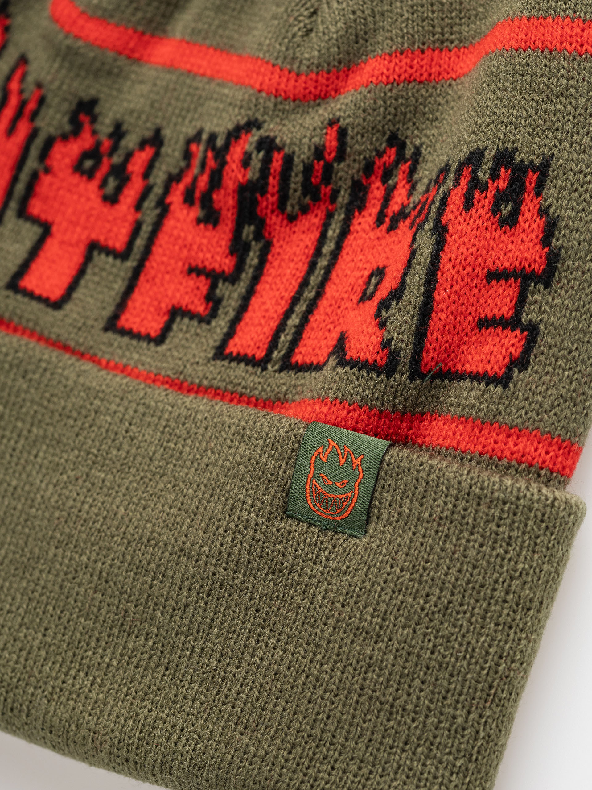 Čepice Spitfire Demonseed Script (olive/red/black)